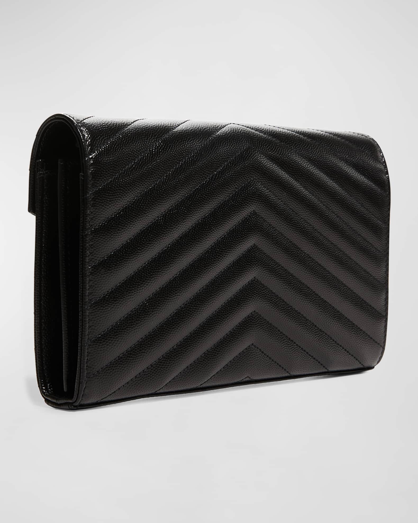 Ysl large monogram wallet on chain top
