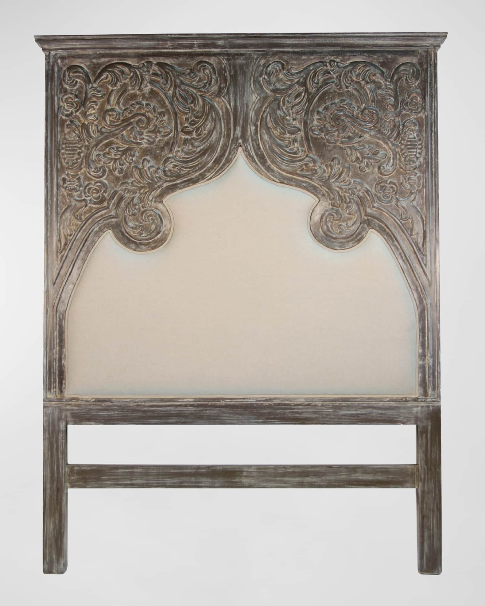 Erlina Carved Queen Headboard 1
