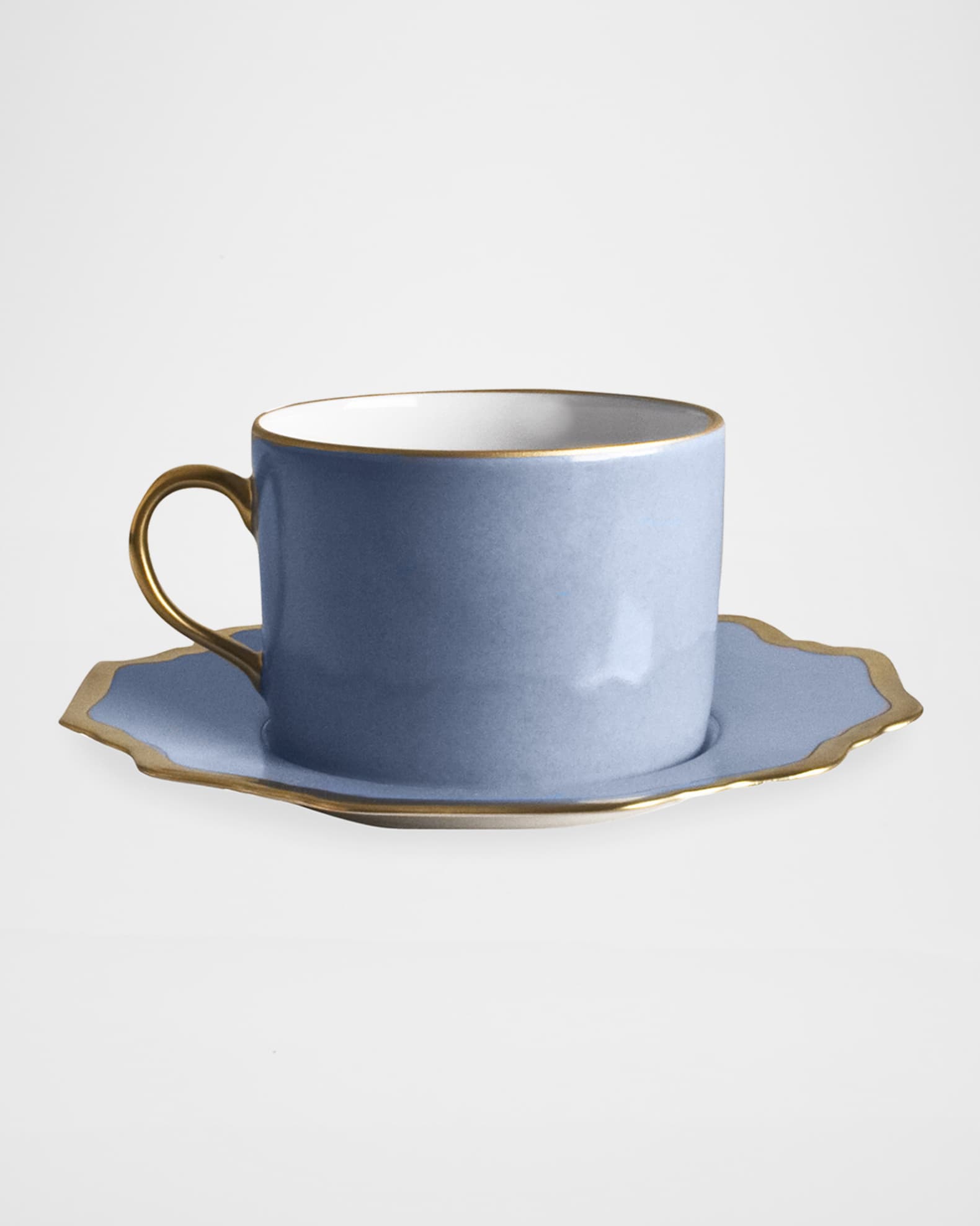 Anna's Palatte Sky Blue Tea Saucer 0