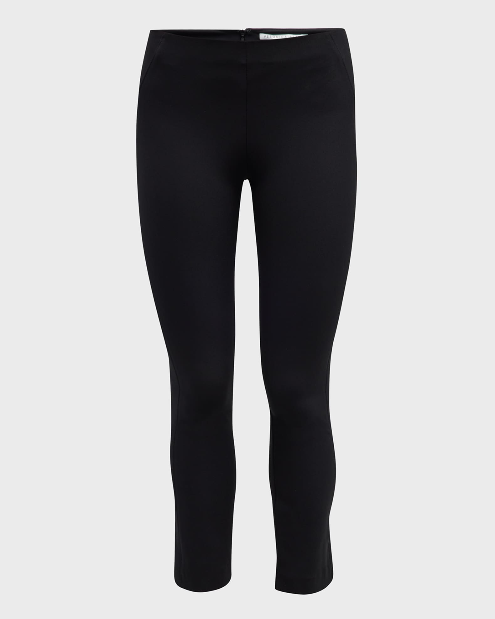 Veronica Beard Zip Back Scuba Pants Black