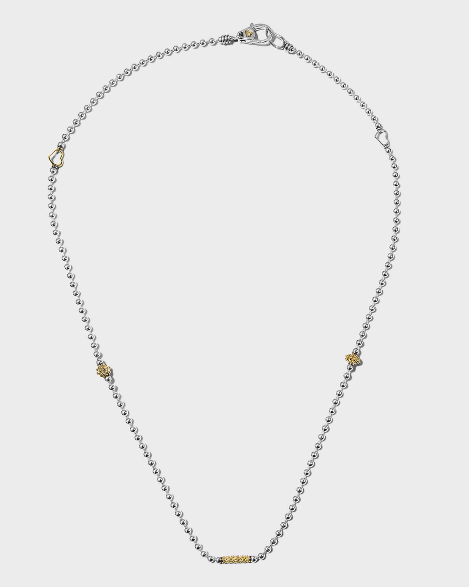 LAGOS Caviar Icon 18k Gold-Station Necklace