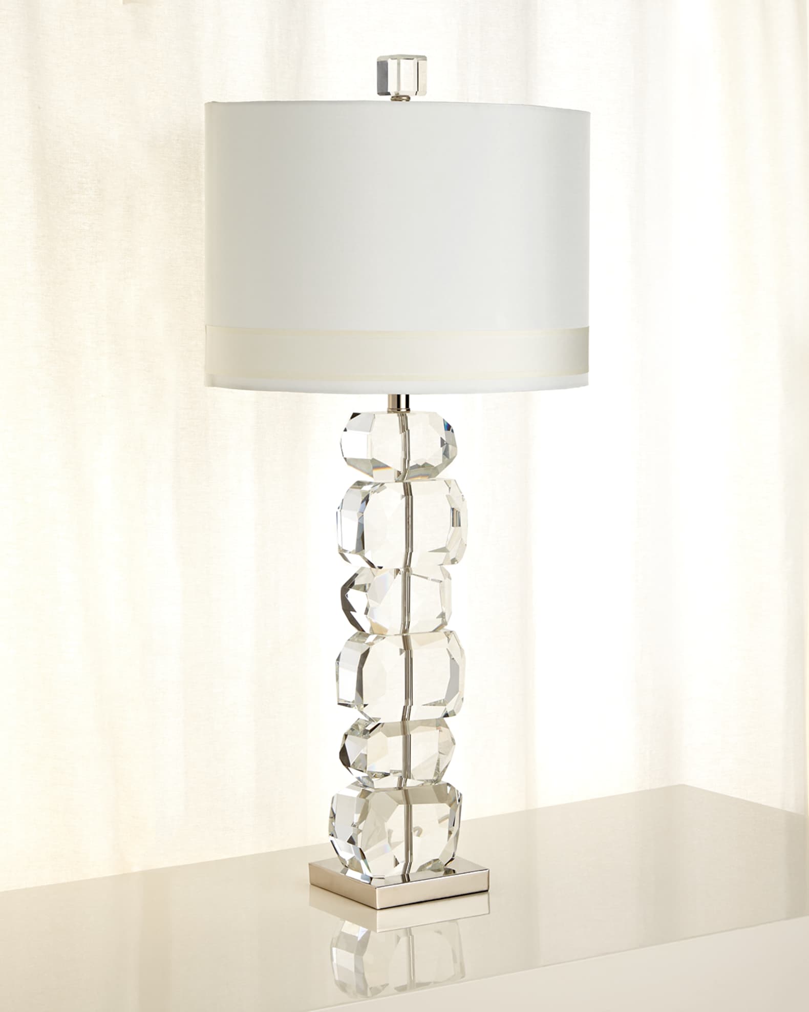 Lynx Stacked Gemstone Lamp 1