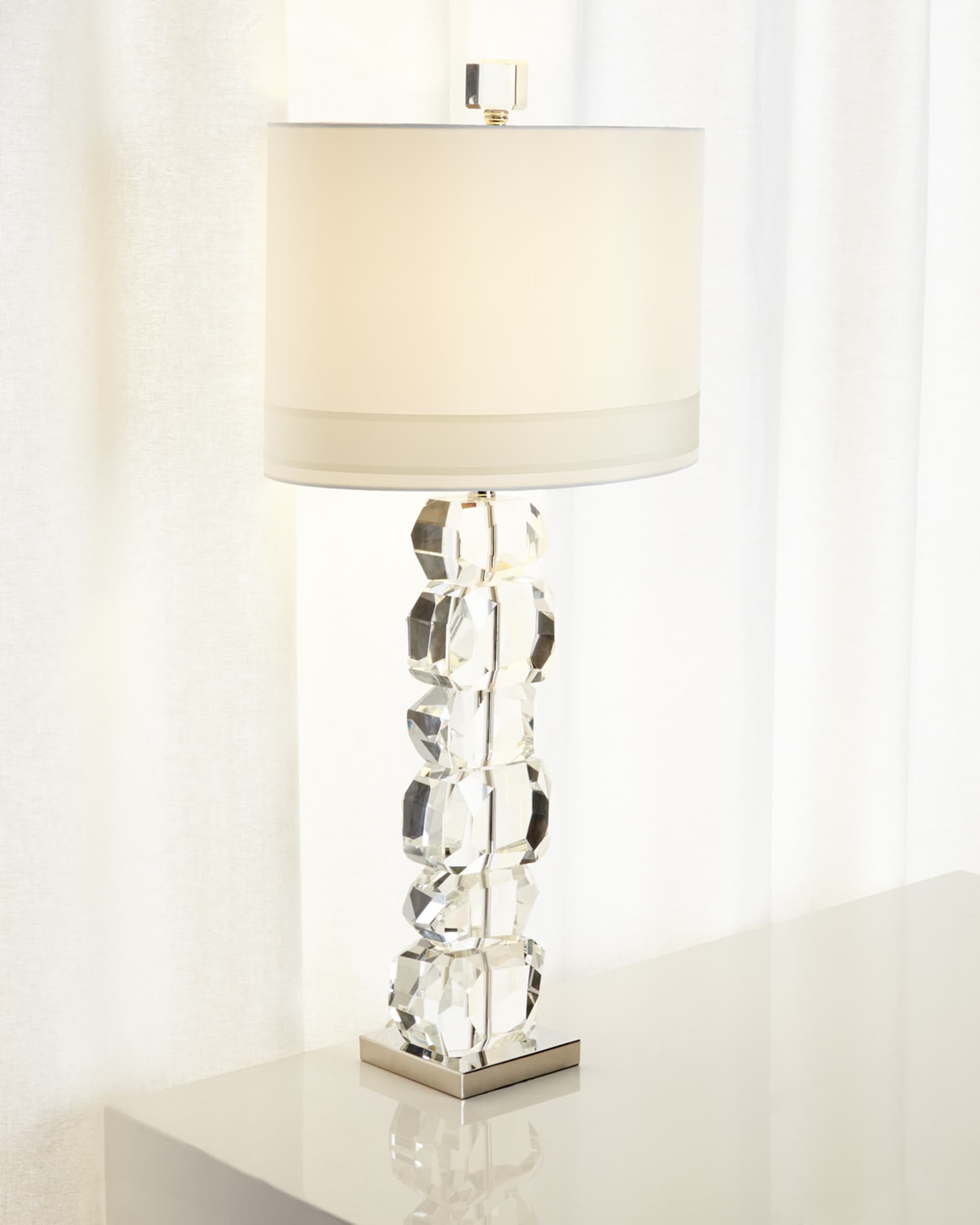 Lynx Stacked Gemstone Lamp 0