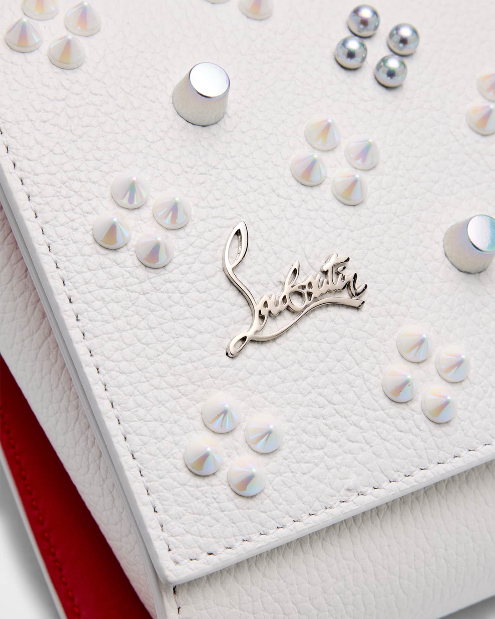 ルブタン　PALOMA CLUTCH パロマクラッチバッグ Paloma - Clutch - Grained calf leather and spikes
