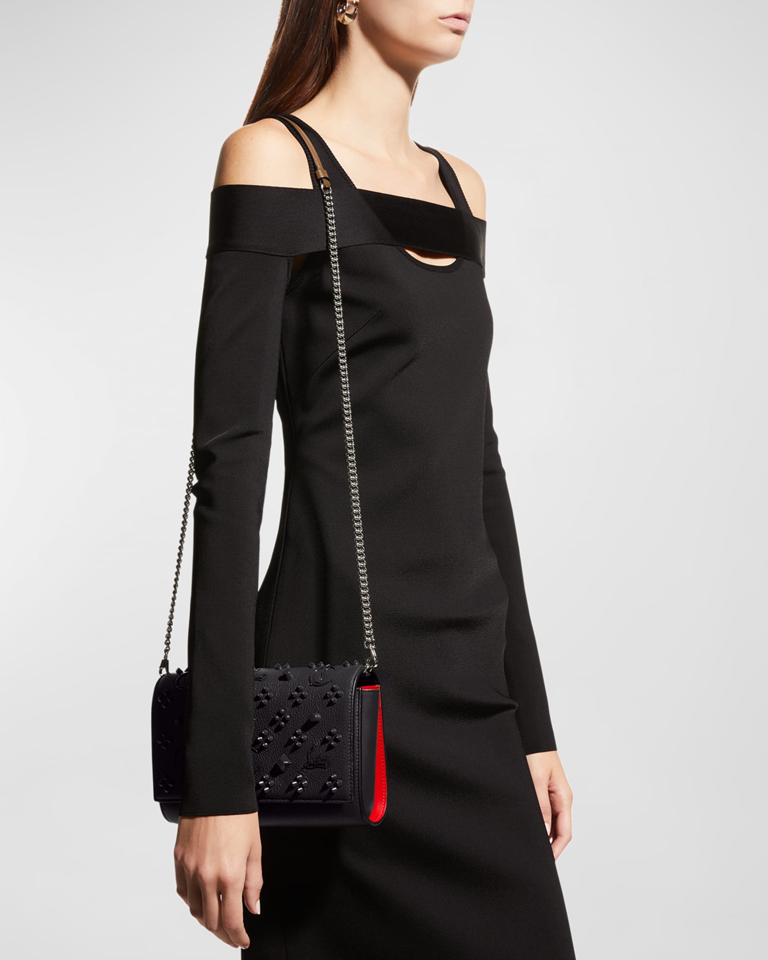 Paloma Clutch in Loubinthesky Leather 1