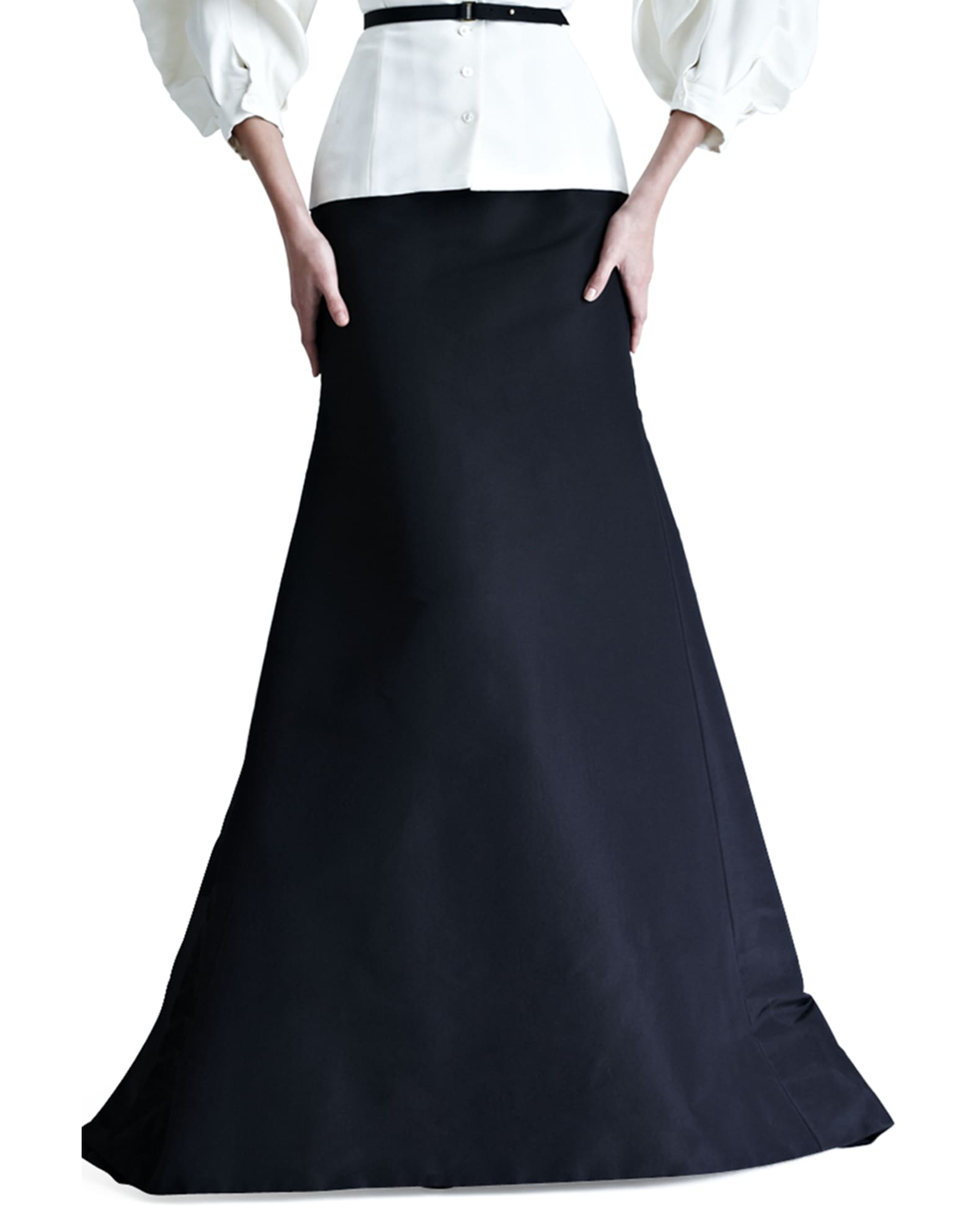 Silk Faille Blouse & Gown Skirt | Neiman Marcus
