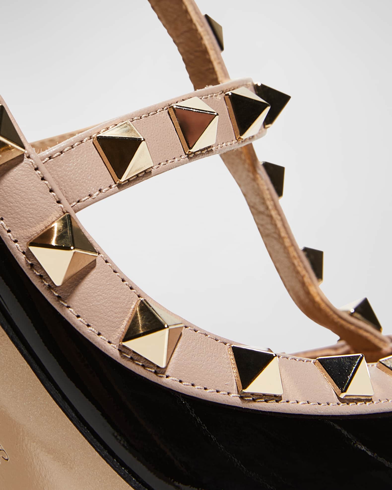 Valentino Garavani Rockstud 100mm Slingback High-Heel Pumps