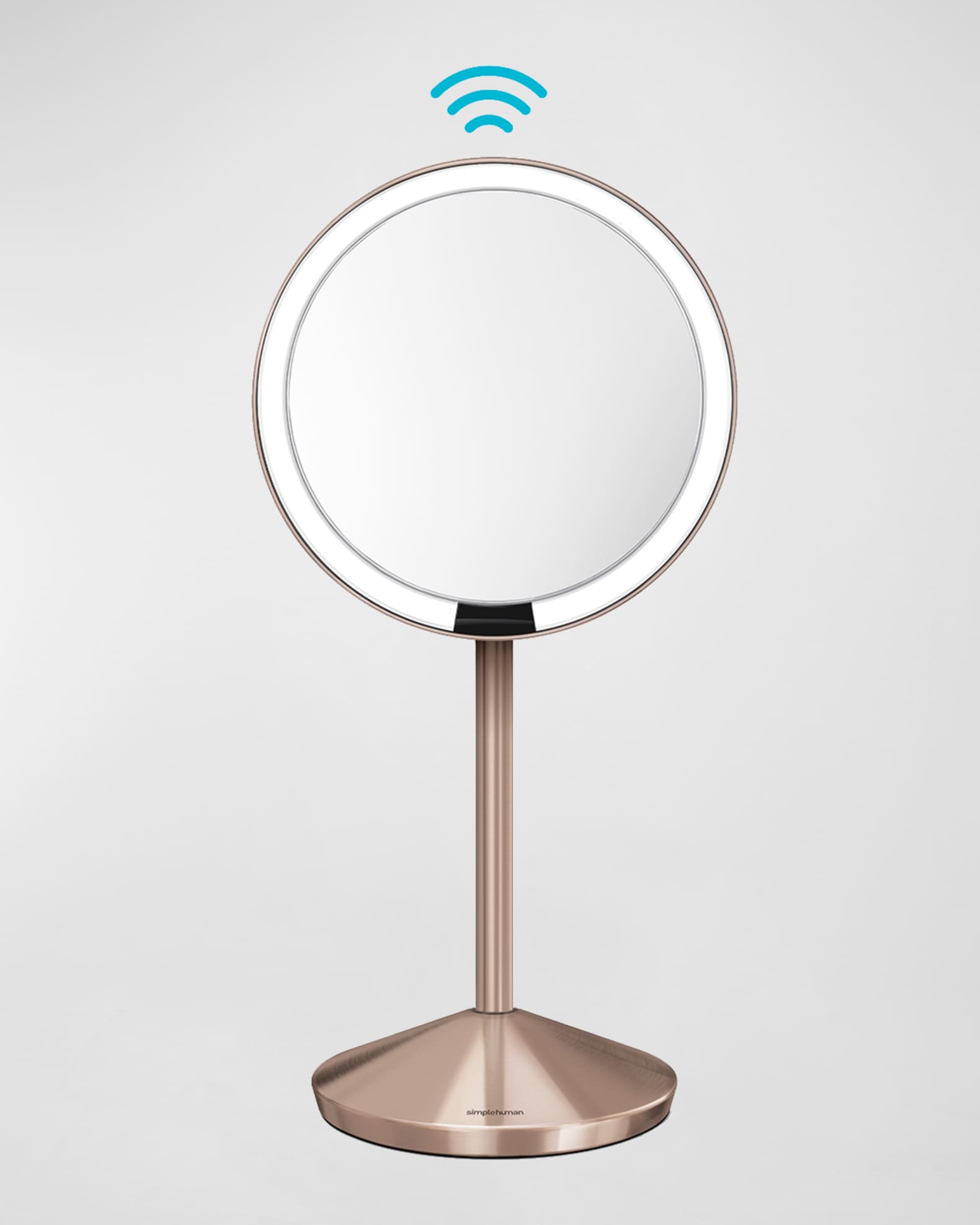 simplehuman 5 Sensor Mirror with Travel Case Rose Gold Neiman Marcus
