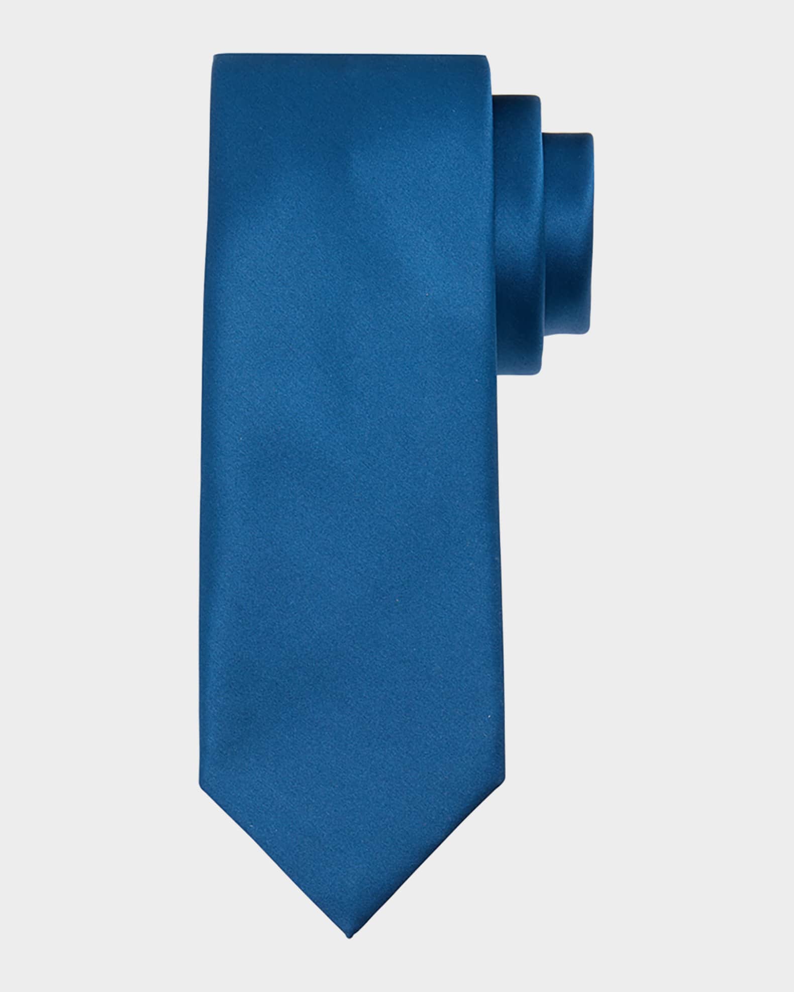 Men's Satin Silk Tie 0