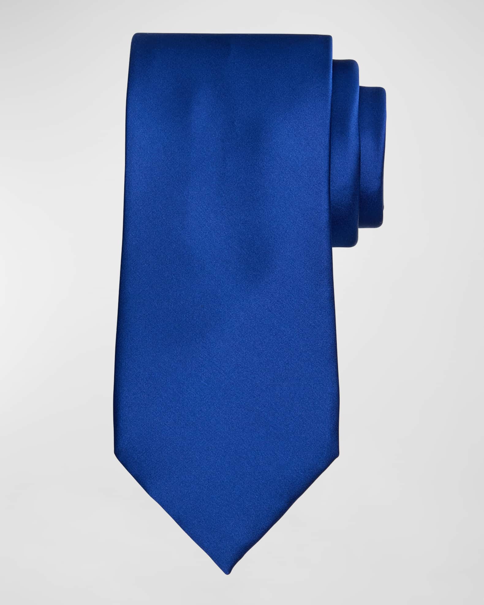 Brioni Men's Satin Silk Tie