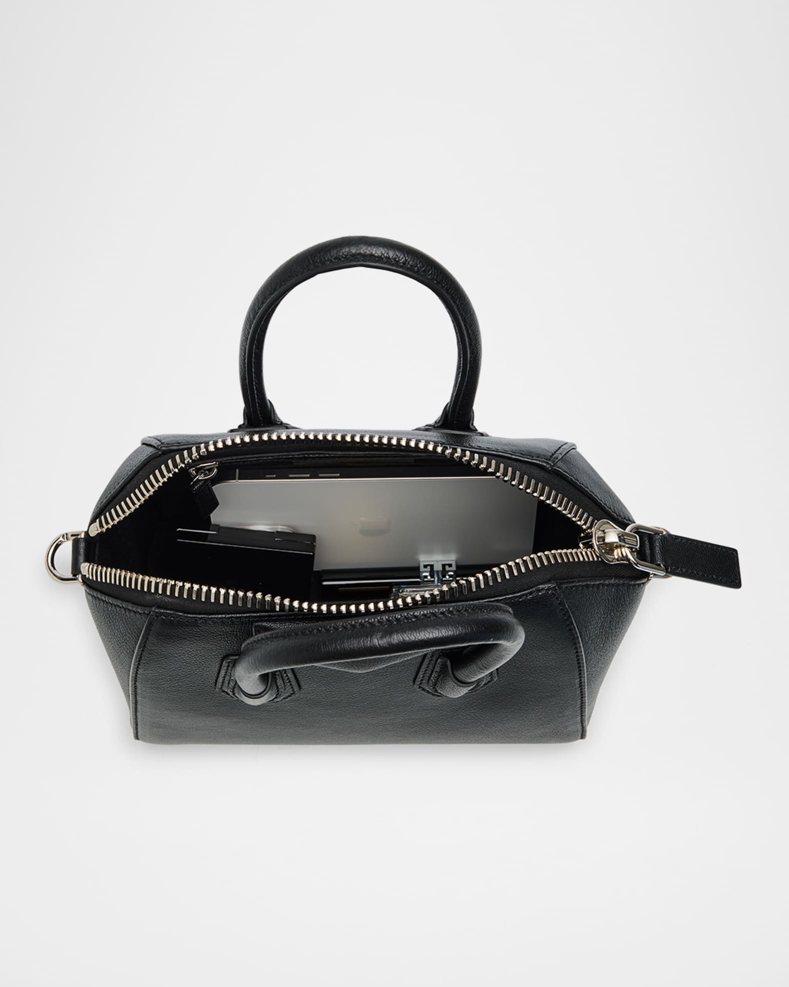Givenchy Antigona Mini Top Handle Bag in Grained Leather | Neiman