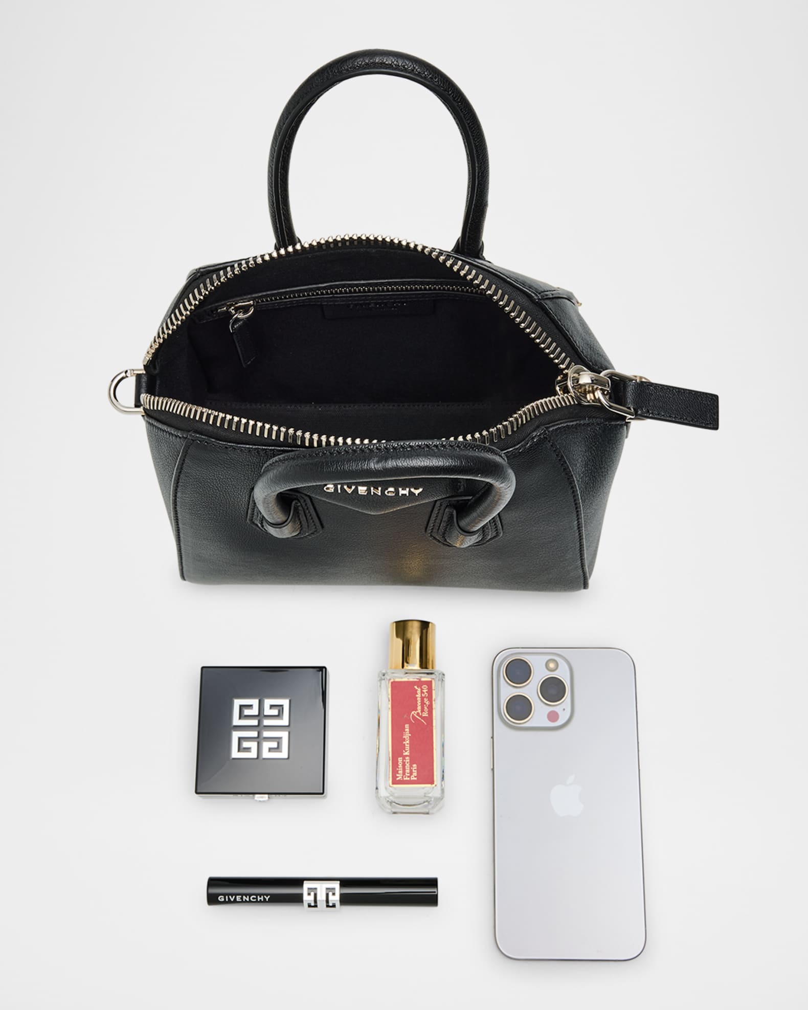 Givenchy Antigona Mini Top Handle Bag in Grained Leather | Neiman