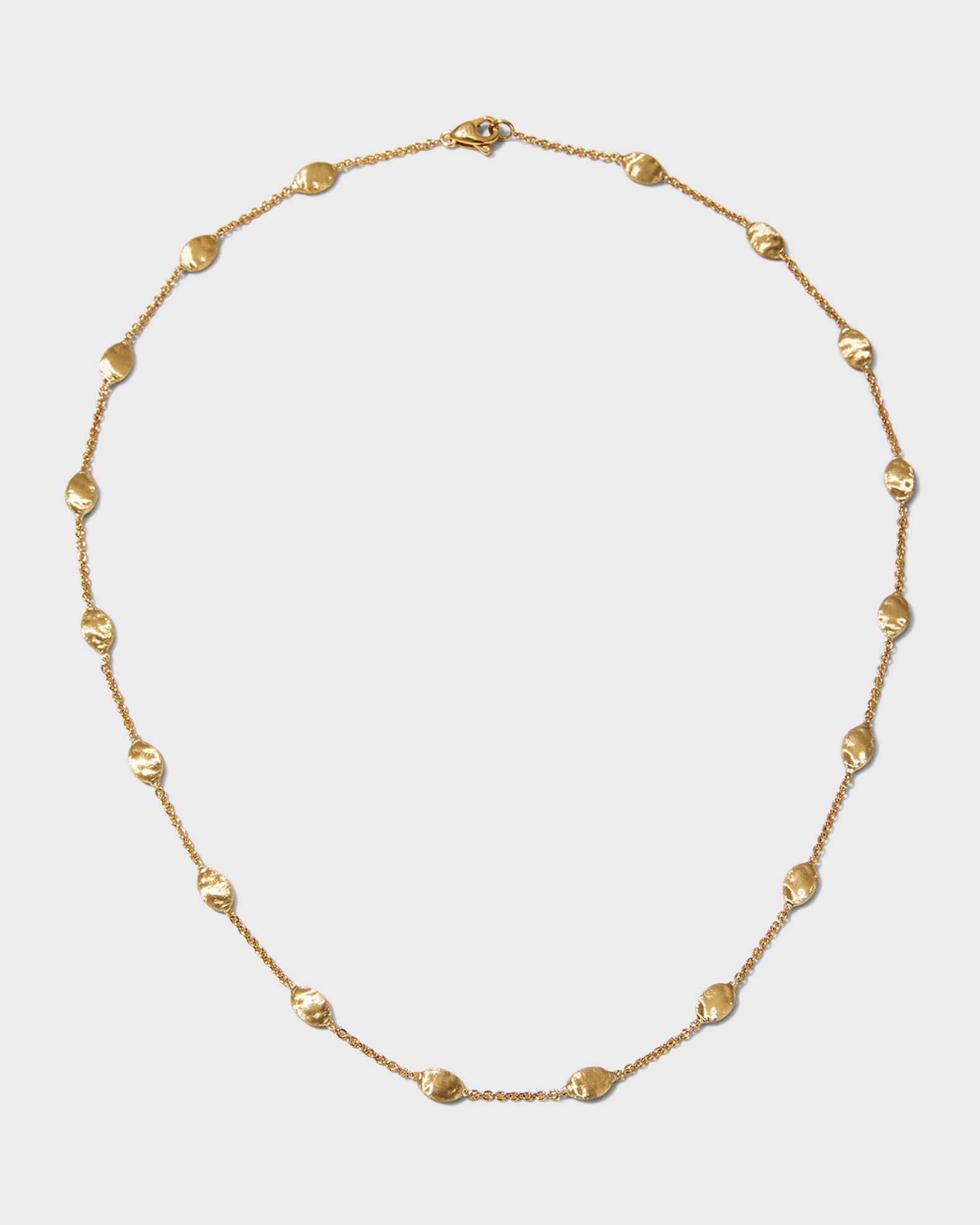Marco Bicego Siviglia 18K Gold Short Small Bead Necklace 16 L Neiman Marcus