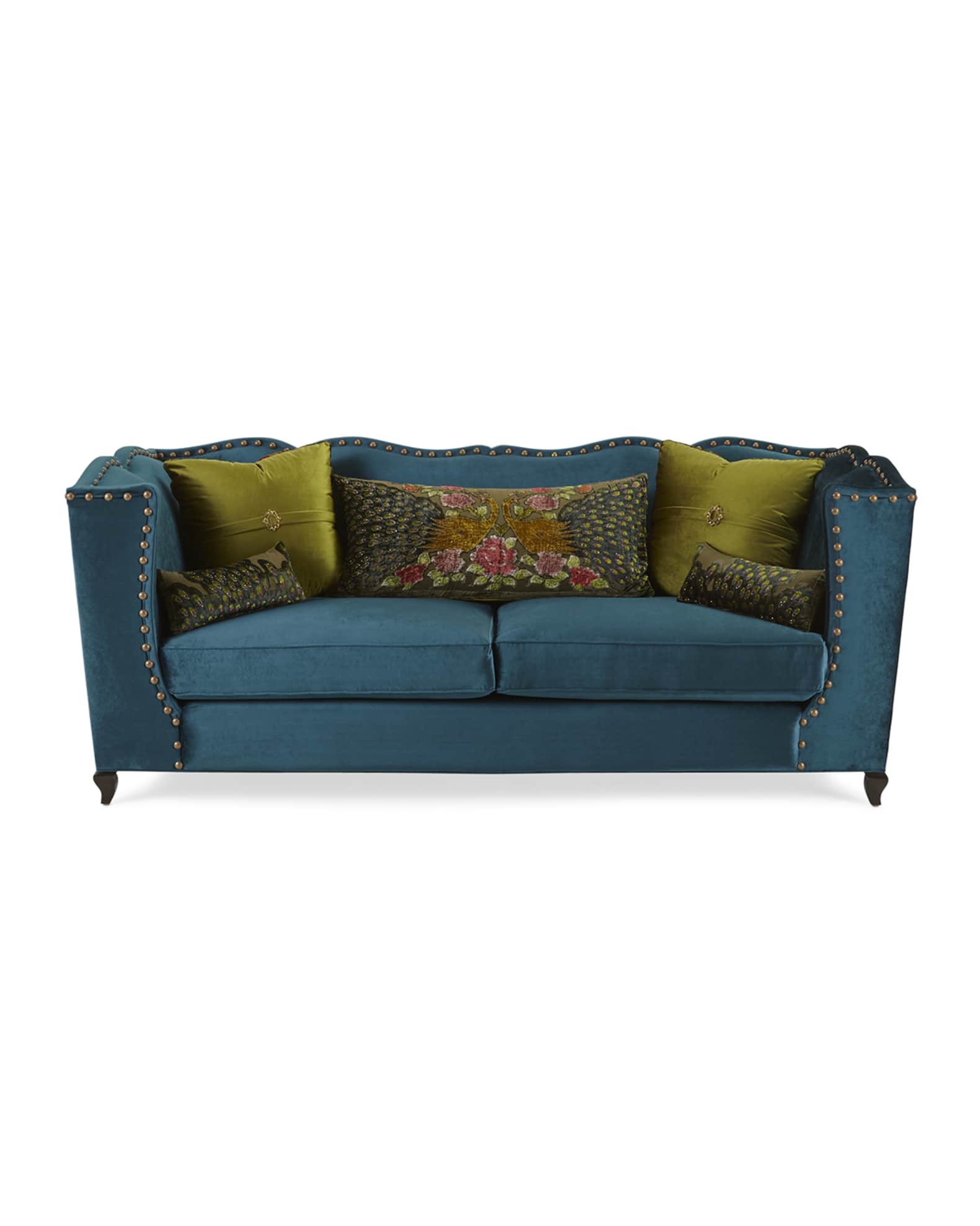 Santiago Peacock Sofa 92" 1