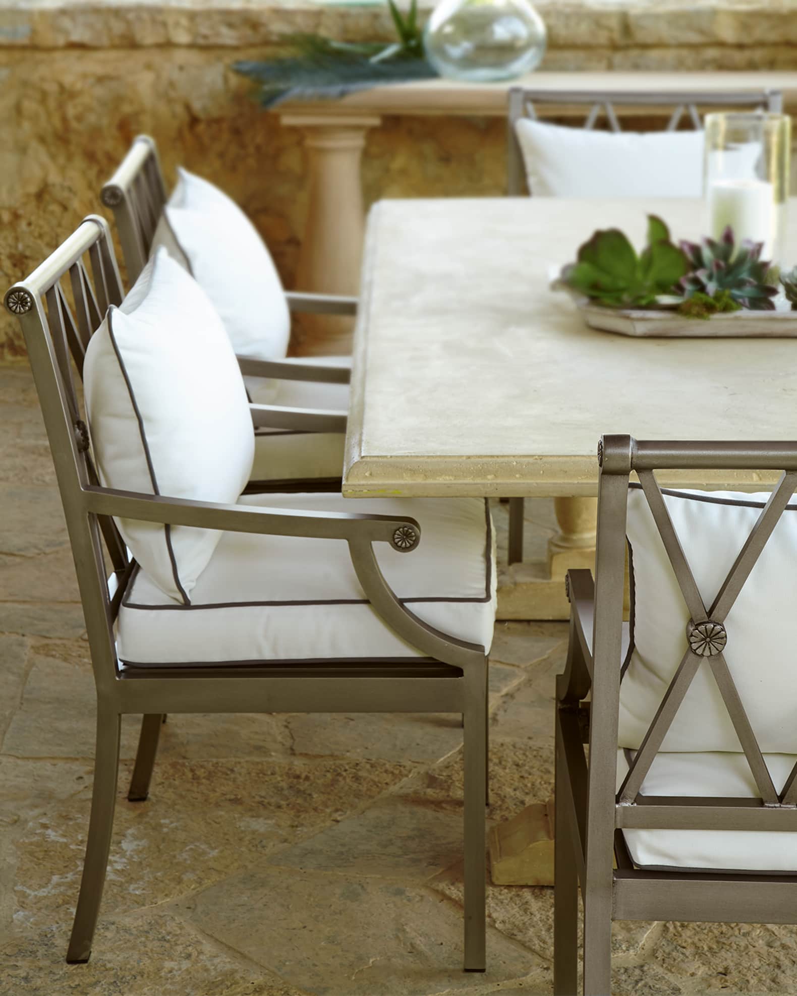 Charlotte Outdoor Dining Armchair Neiman Marcus