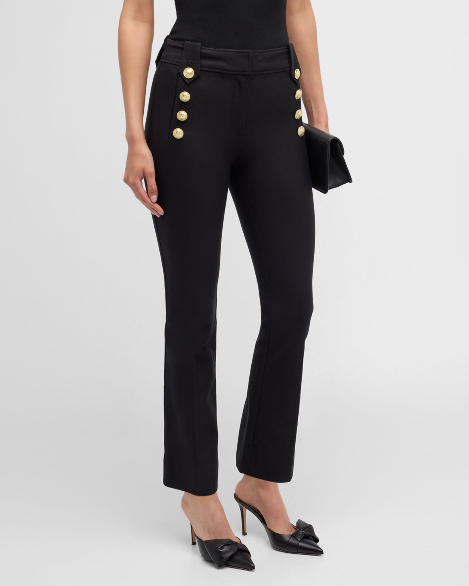 Derek lam 10 crosby cropped flare trousers new arrivals