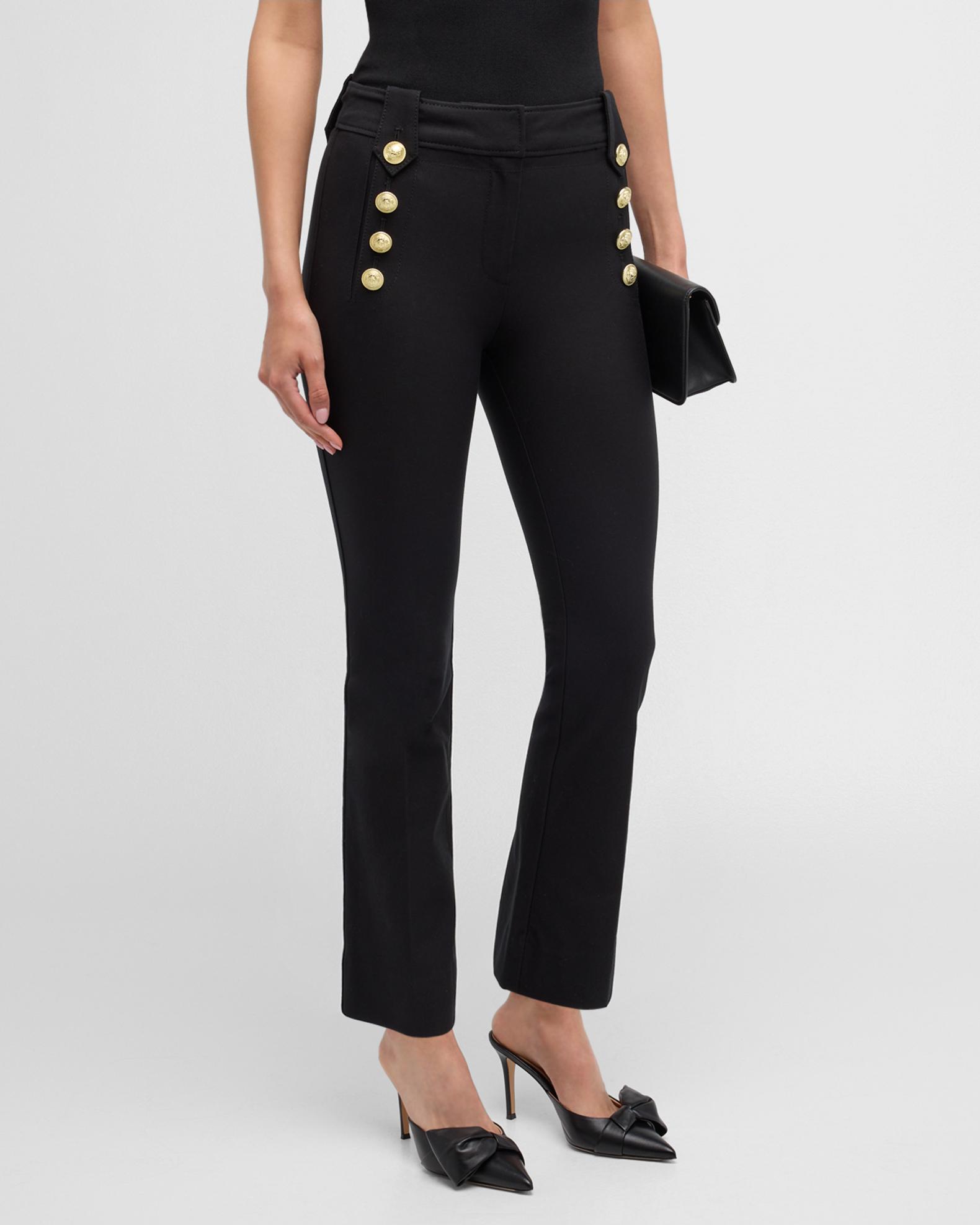 Derek Lam 10 Crosby Robertson Cropped Flare | Neiman Marcus