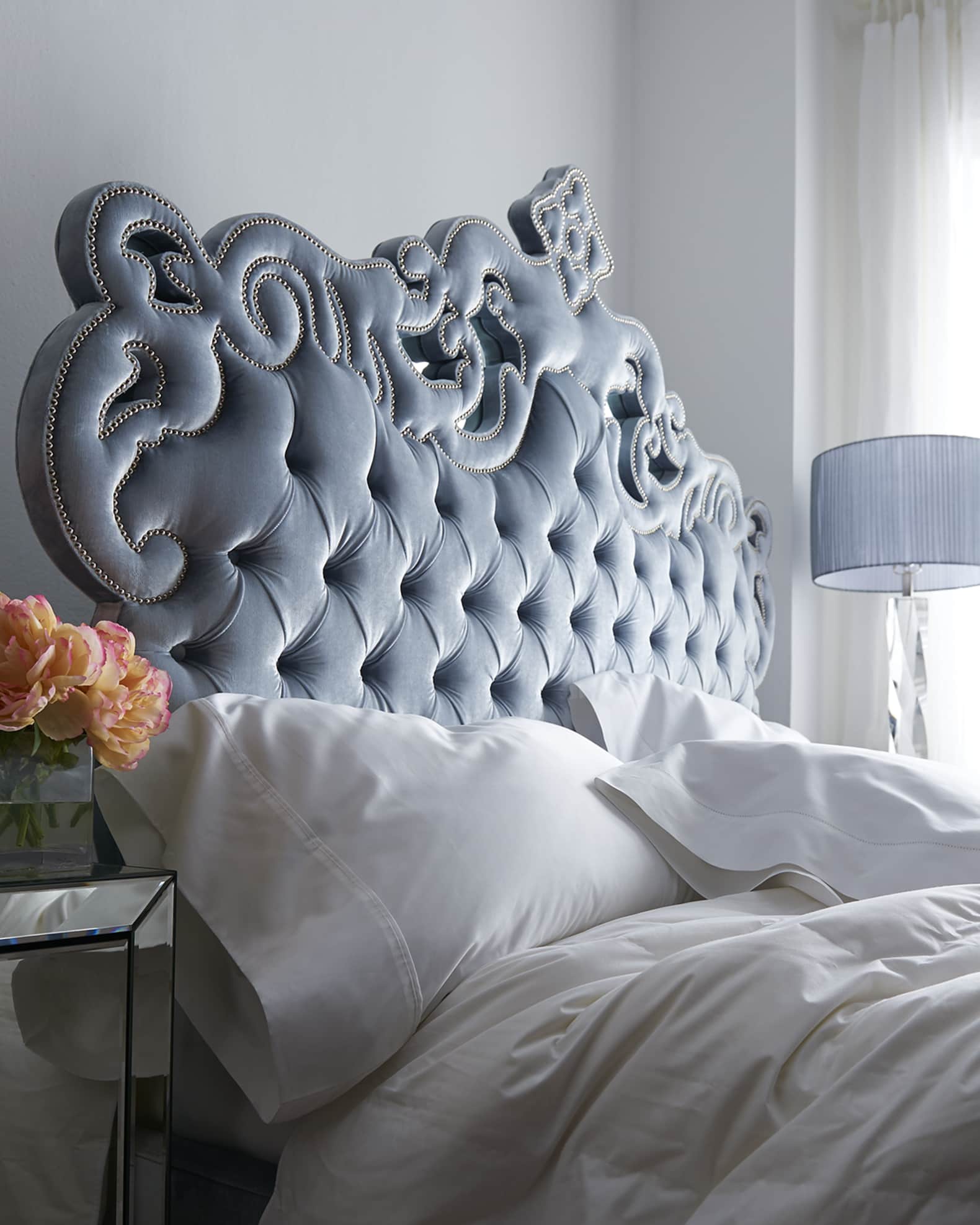 Julia King Tufted Bed 1