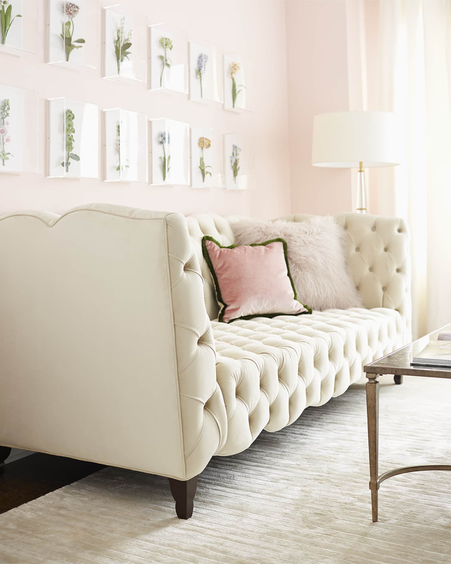 Cassie Tufted Sofa, 92" 1