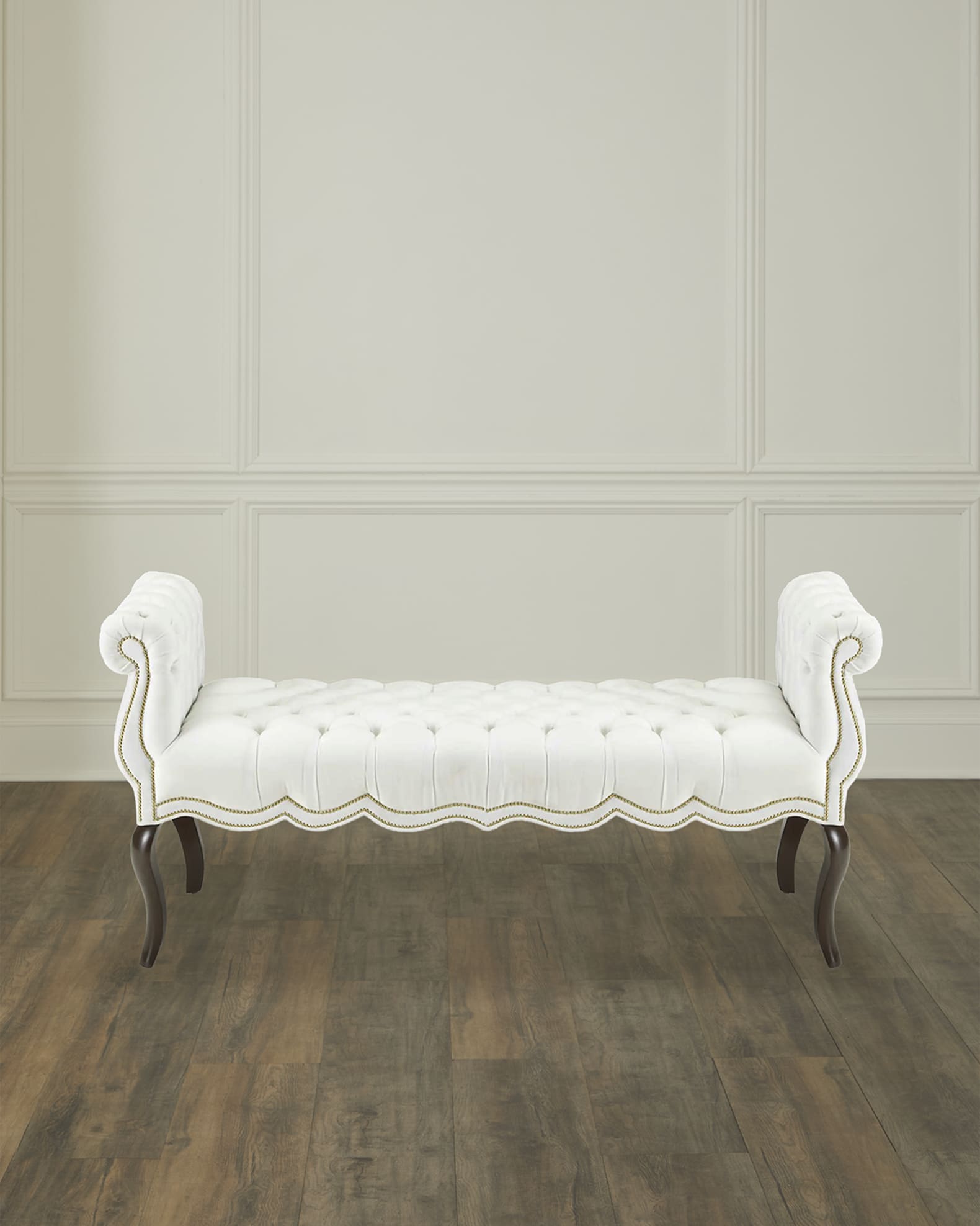 Rebecca Tufted Bench, 61" 0
