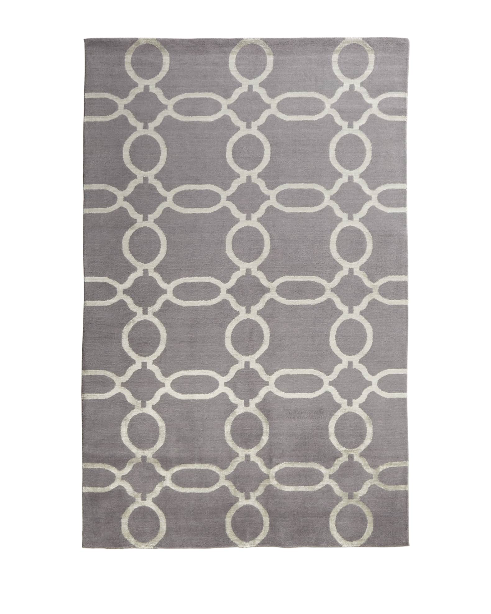 Gray Links Rug, 8' x 10' 0