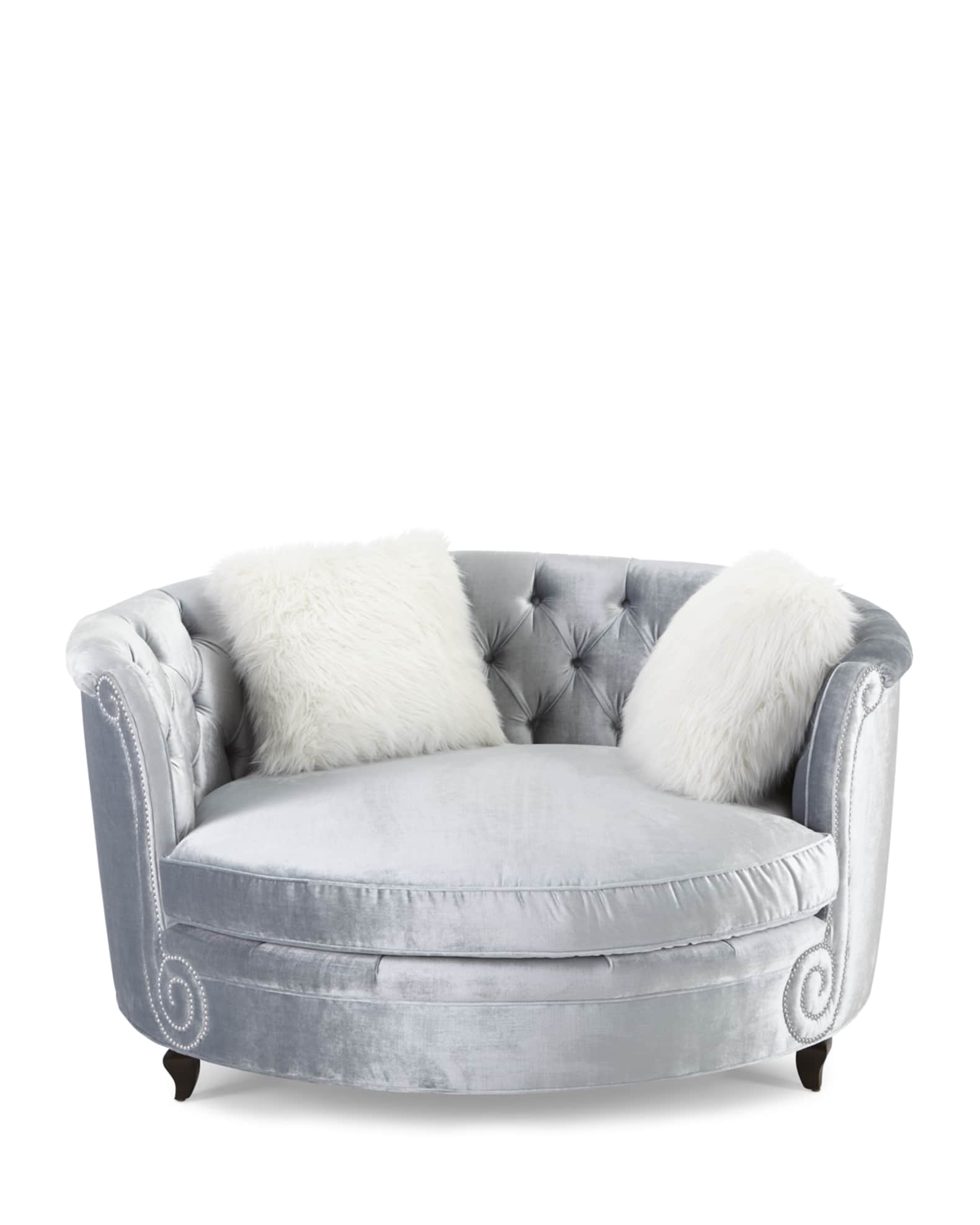 Harper Tufted Cuddle Chair 1