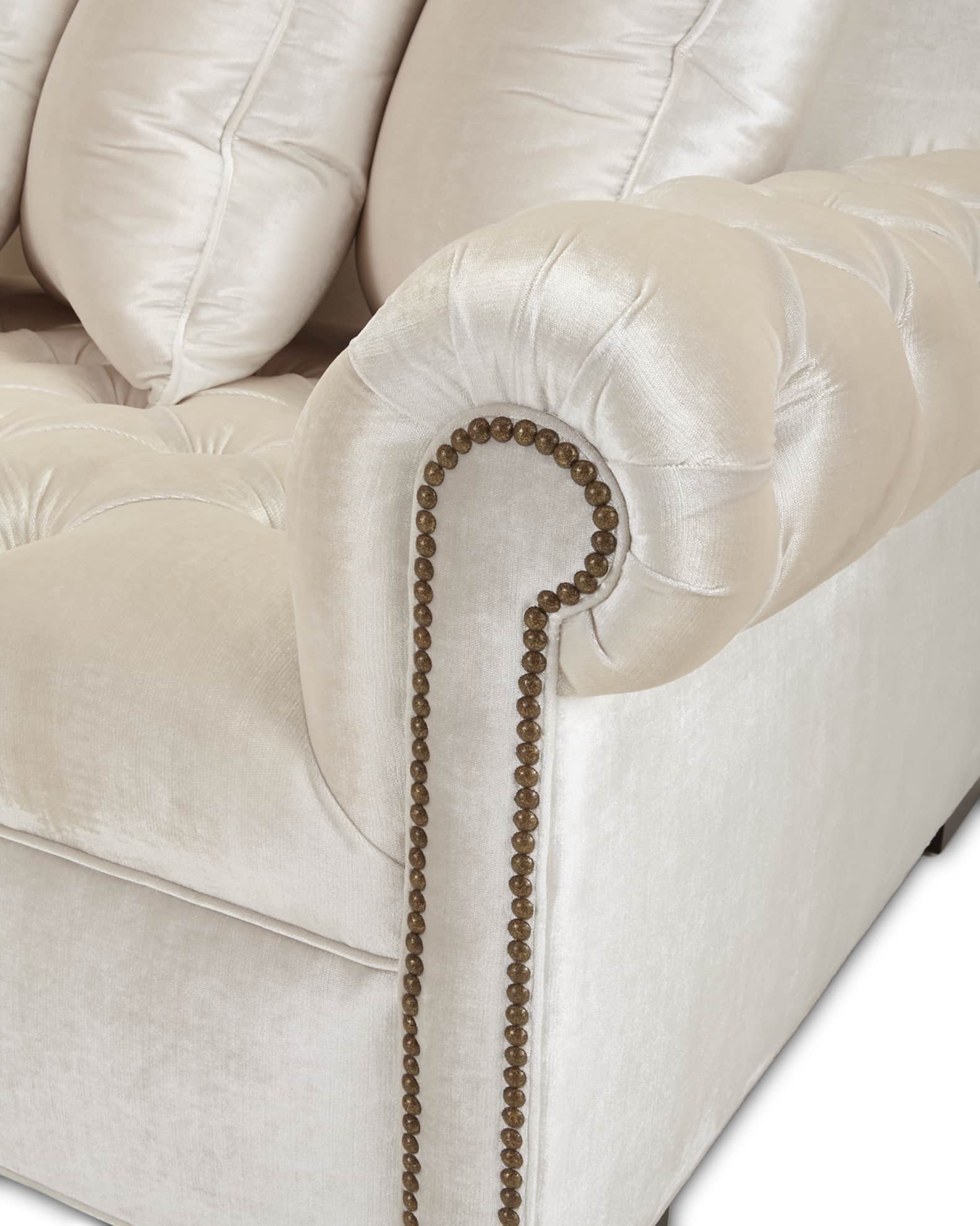 Divine Tufted Left-Chaise Sectional, 116" 1