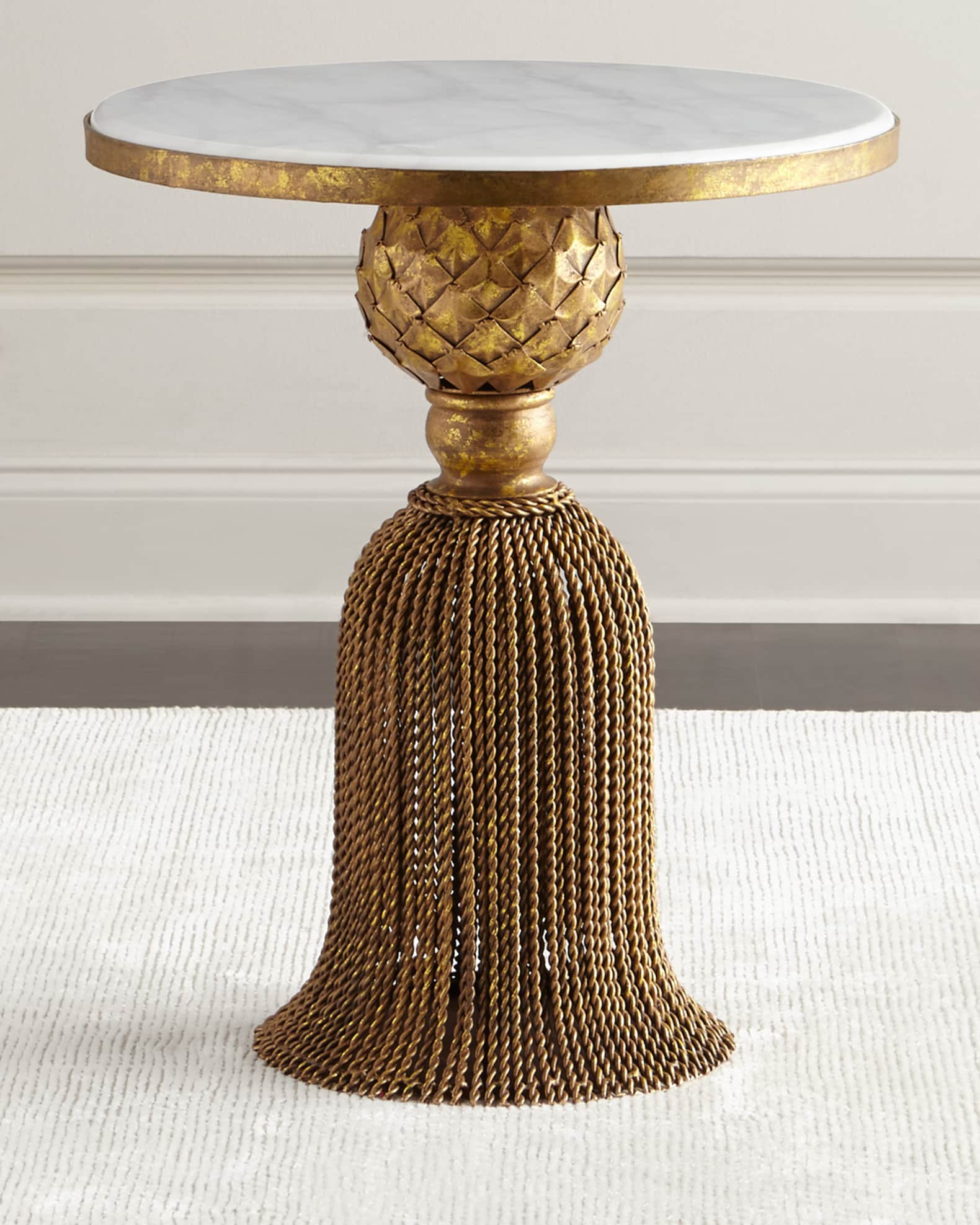 Kay Marble Tassel Table | Neiman Marcus