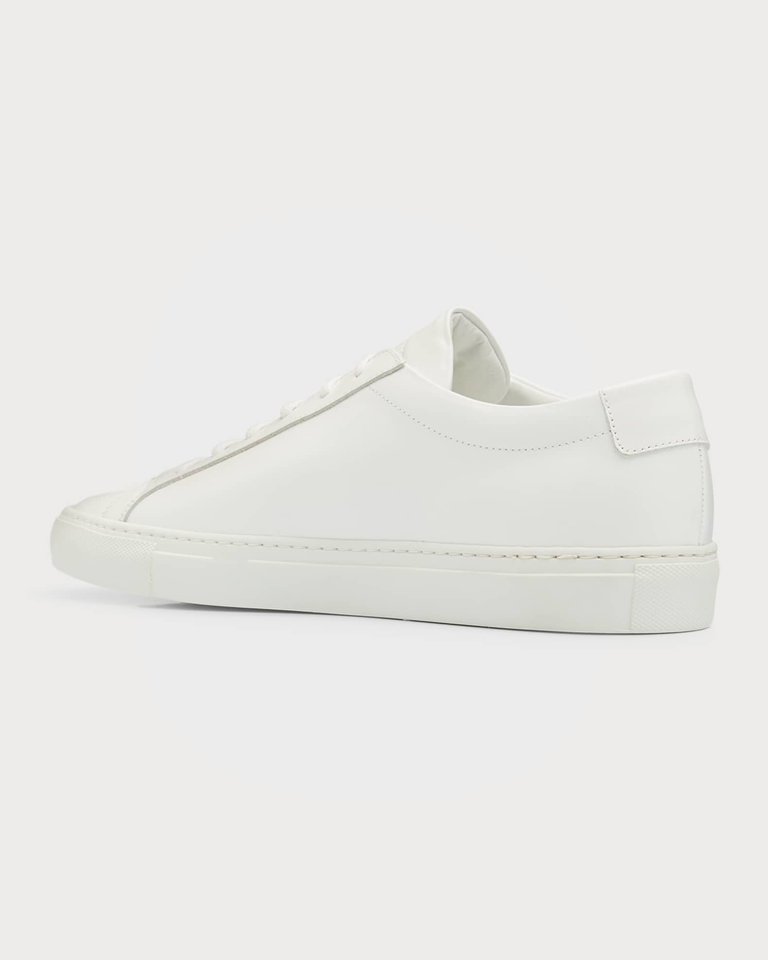 Common Projects Men's Achilles Leather Low-top Sneakers, White