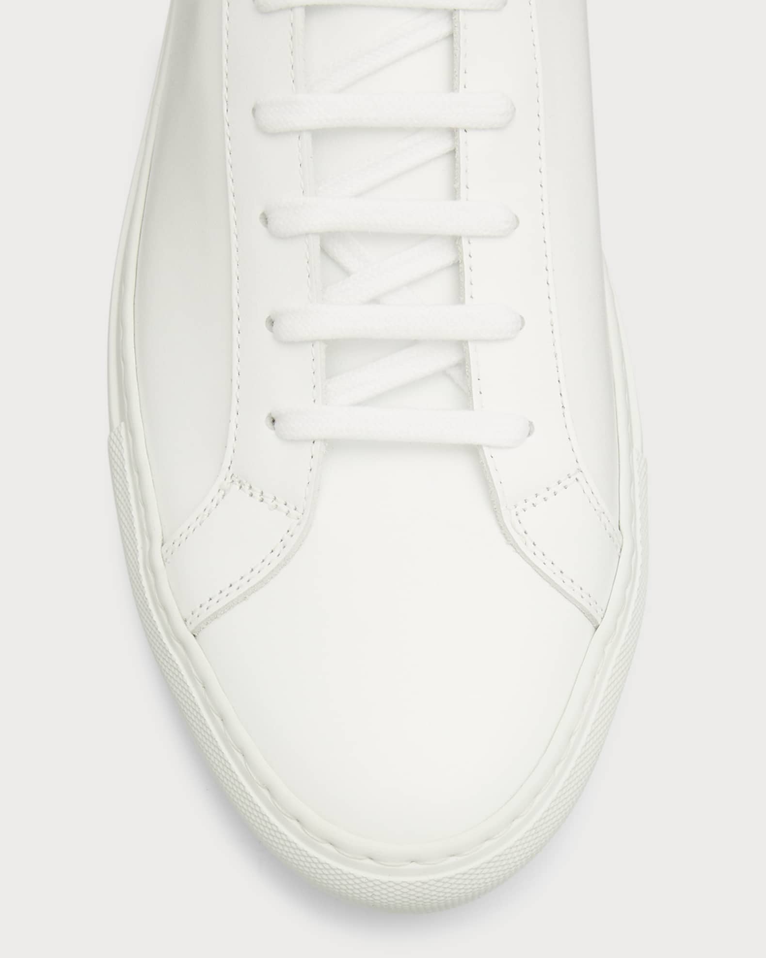Men s Achilles Leather Low Top Sneakers White