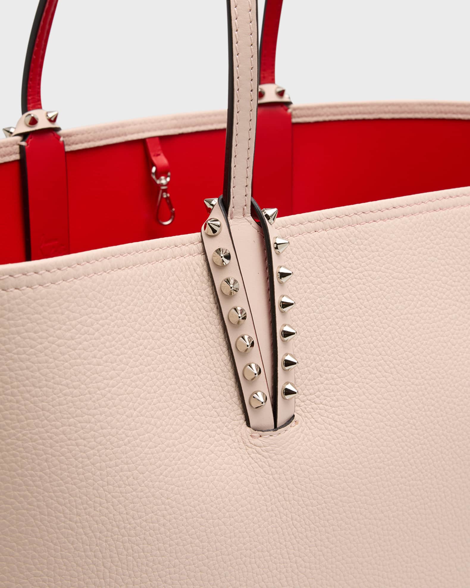 Christian Louboutin Cabata Tote in Grained Leather Neiman Marcus