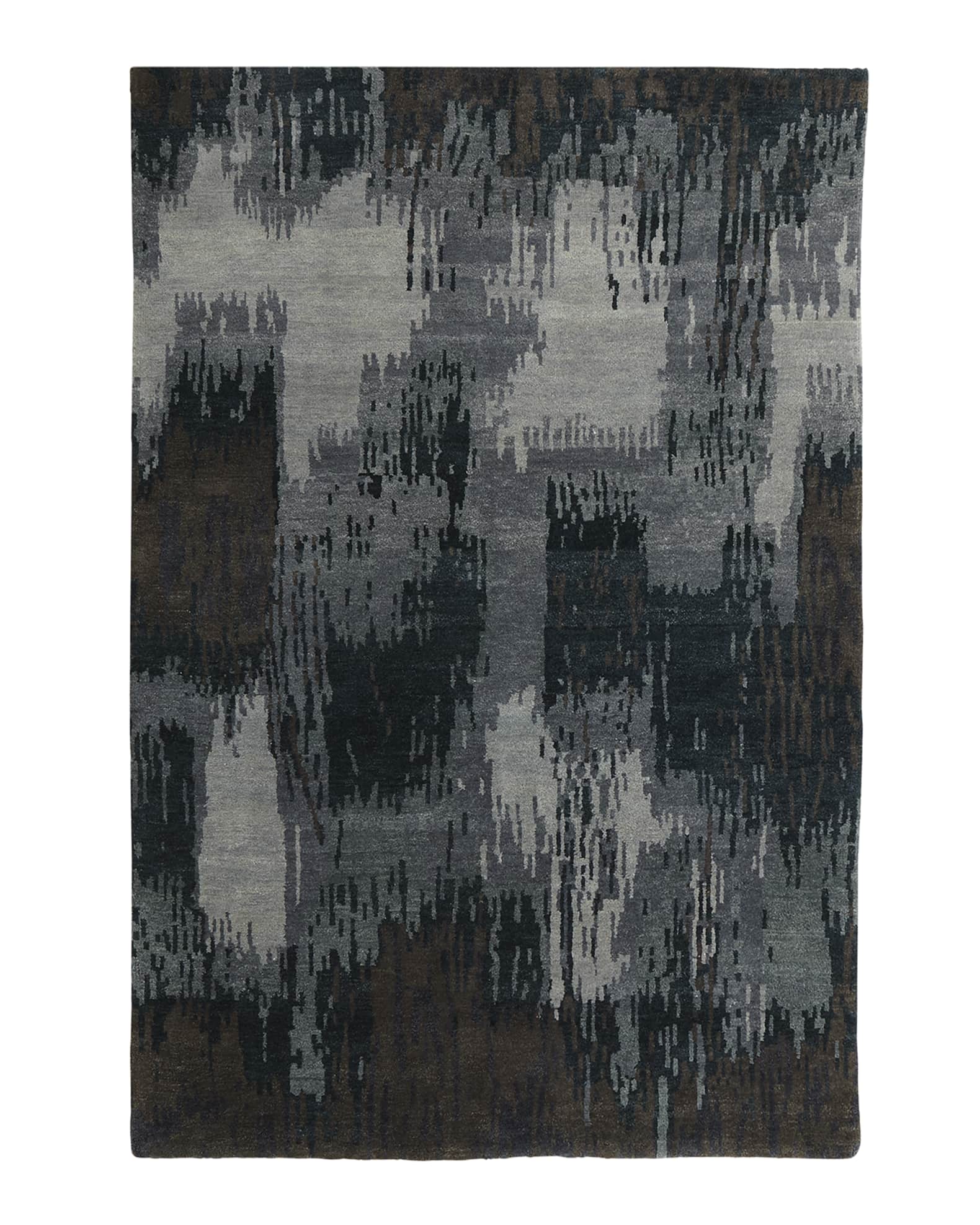 Forest Brushstroke Rug, 8' x 10' Neiman Marcus