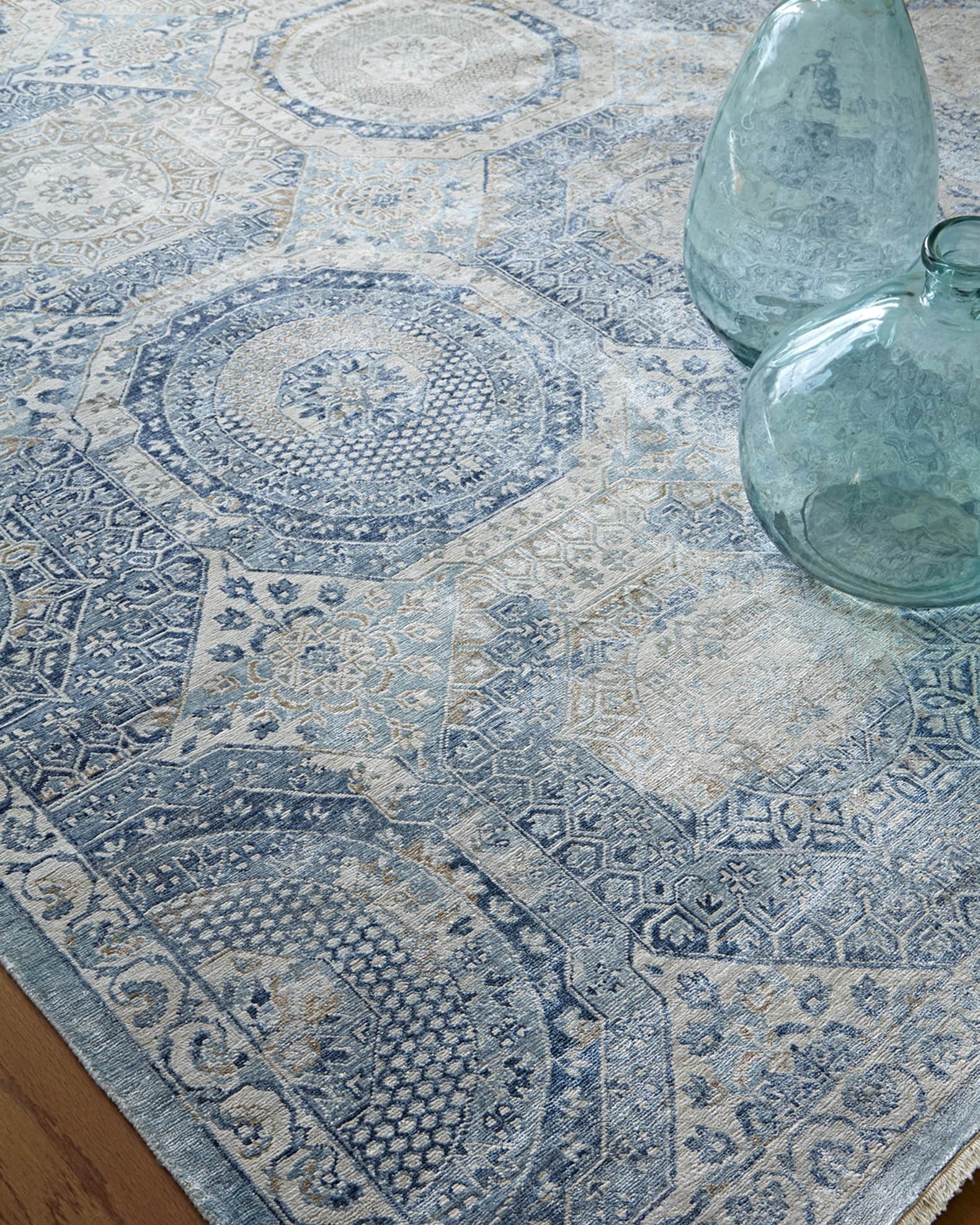 Venetian Blue Fine Rug 1