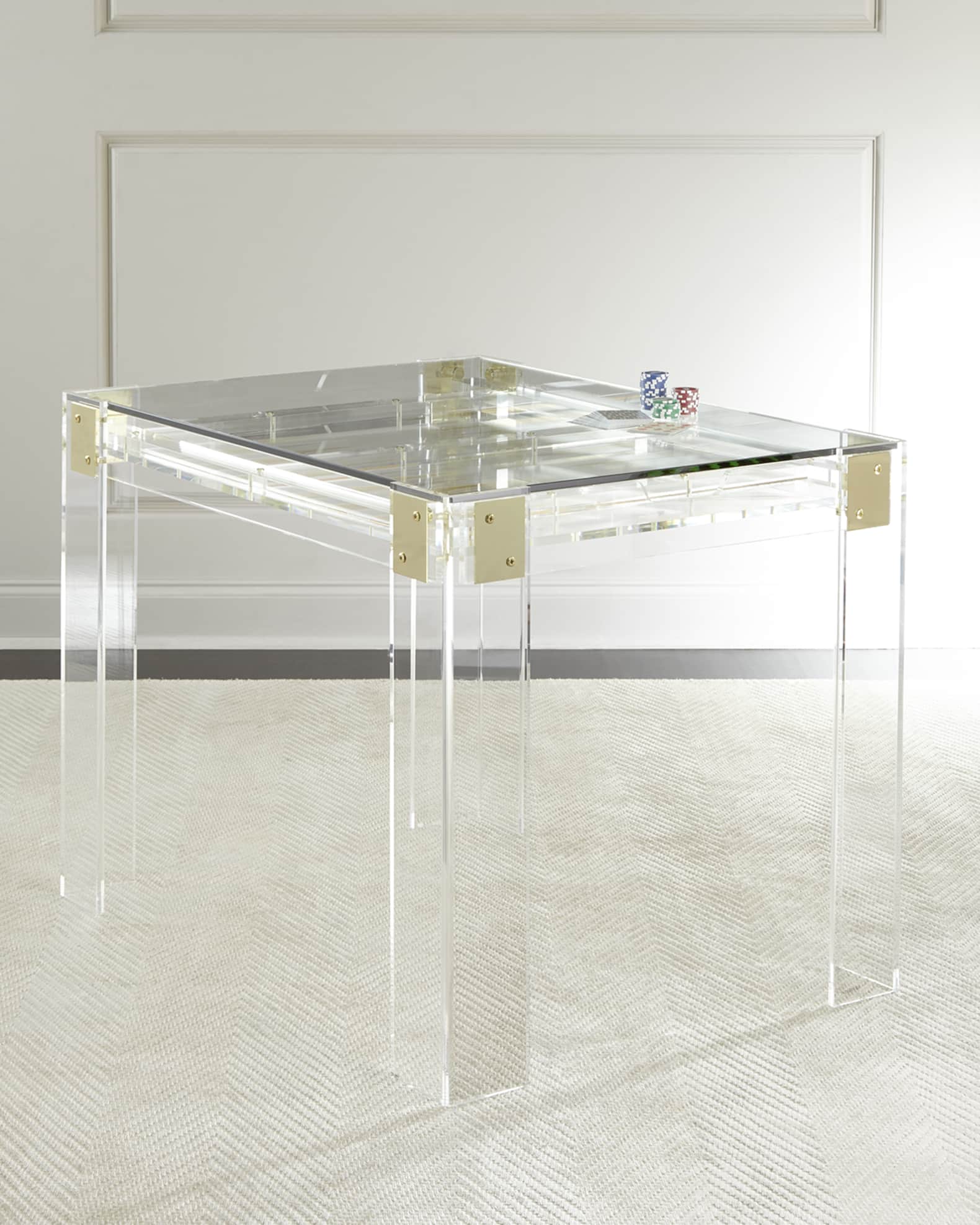 Miranda Acrylic Backgammon Table 0