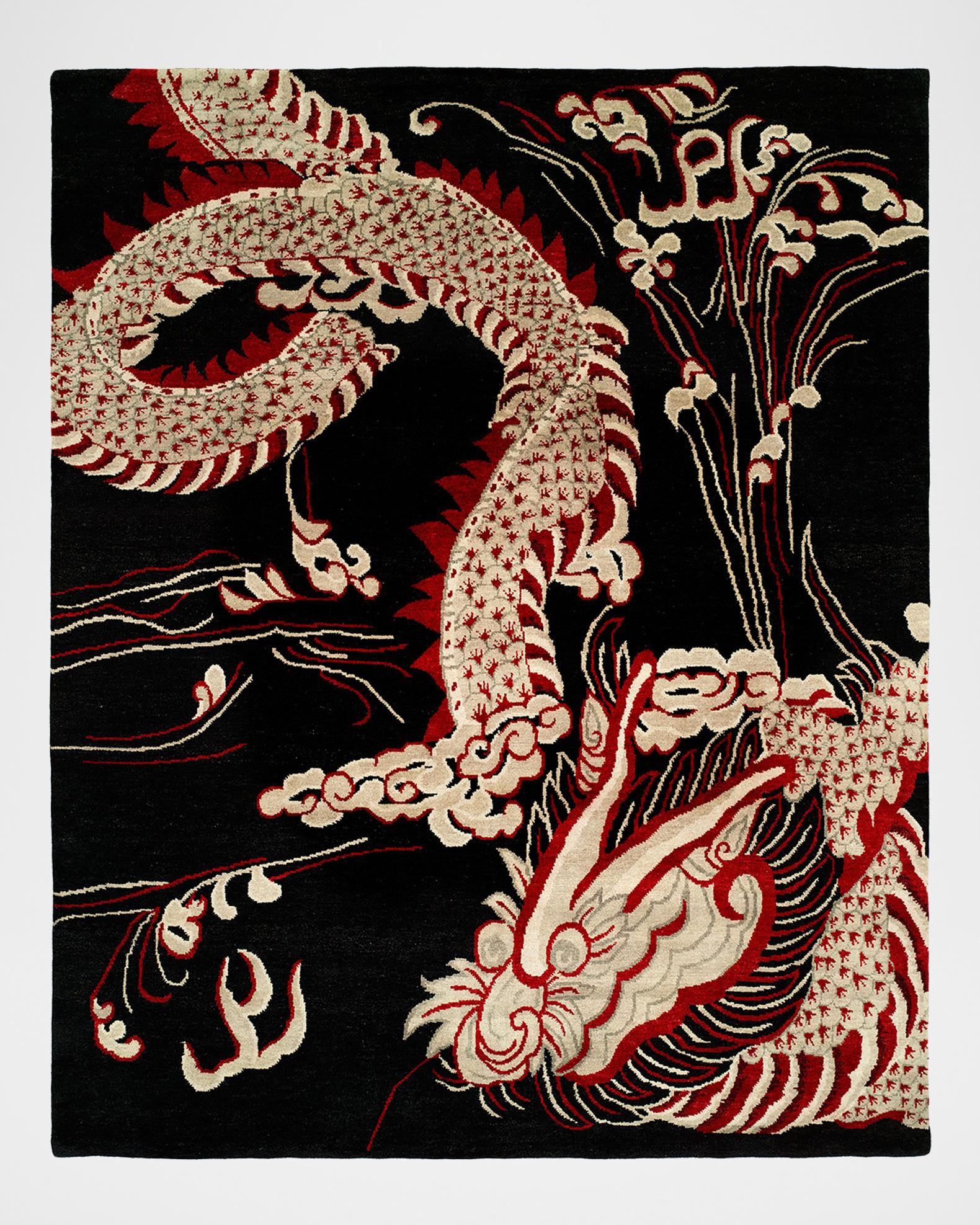 Black Dragon Rugs | Neiman Marcus