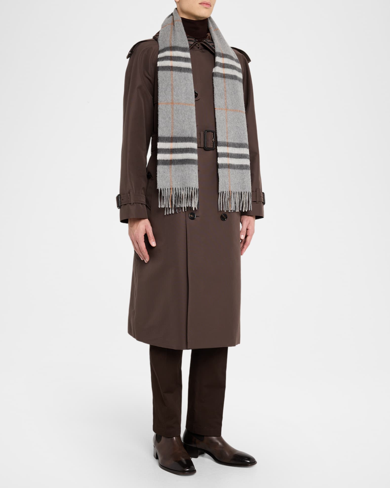 Christian Louboutin Men's Kios Spiked Leather Card Case | Neiman