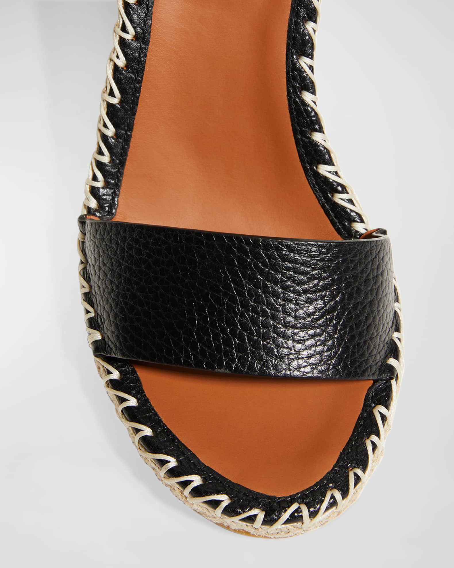 Valentino Garavani Rockstud Double Espadrille Wedge Sandals