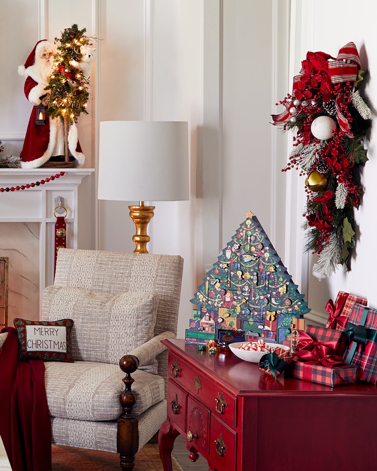 Byers' Choice Christmas Tree Advent Calendar Neiman Marcus
