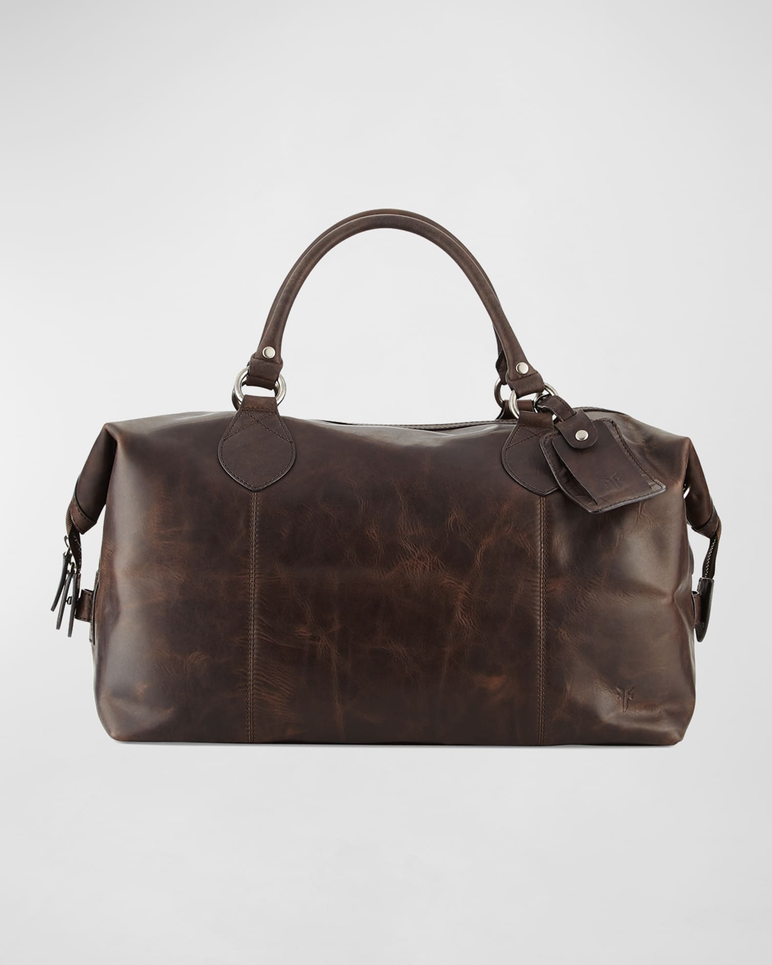 Frye Logan Men's Leather Overnight Bag | Neiman Marcus