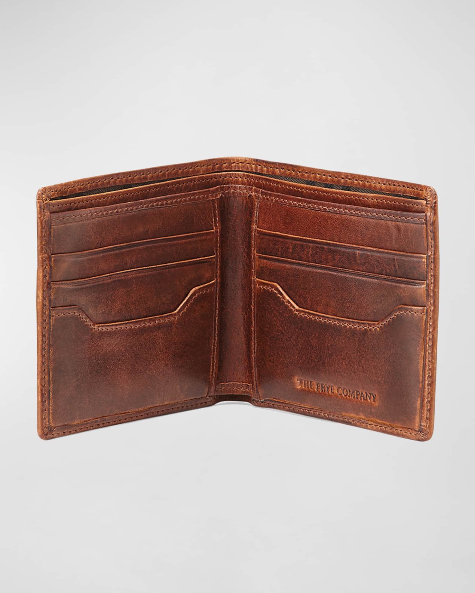 Frye Logan Leather Bi-Fold Wallet | Neiman Marcus