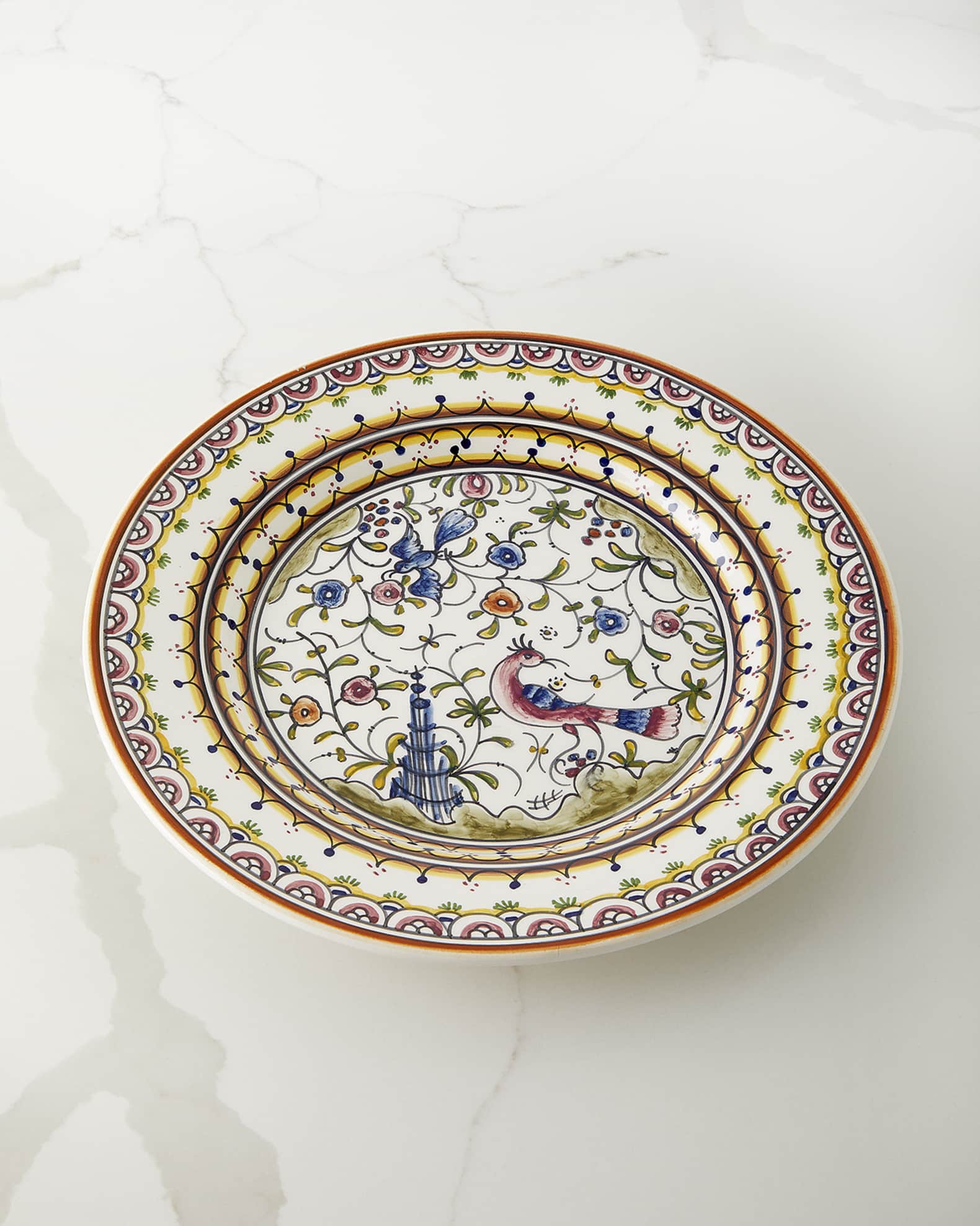 Four Pavoes Dinner Plates 0