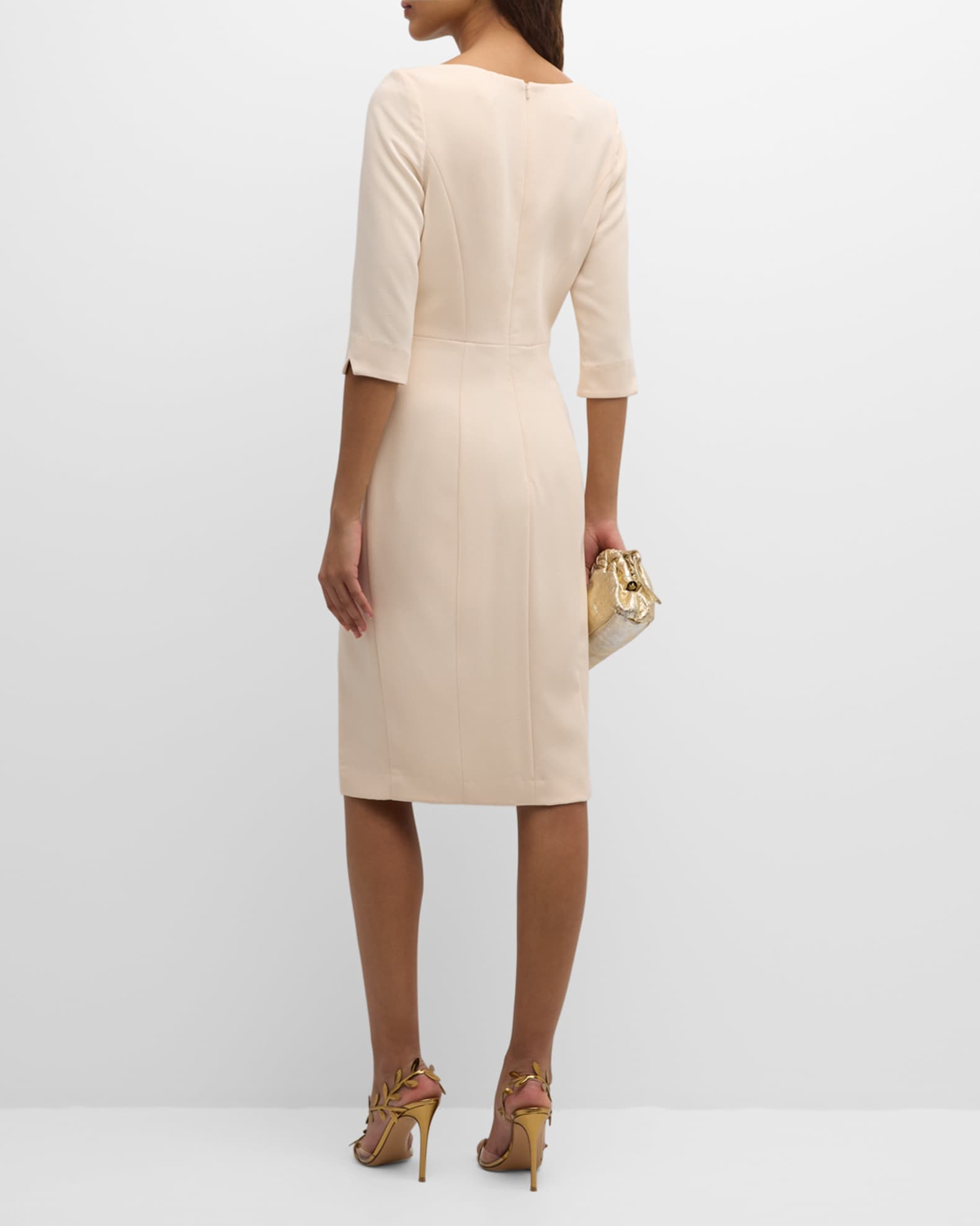 Black bargain halo marissa sheath dress
