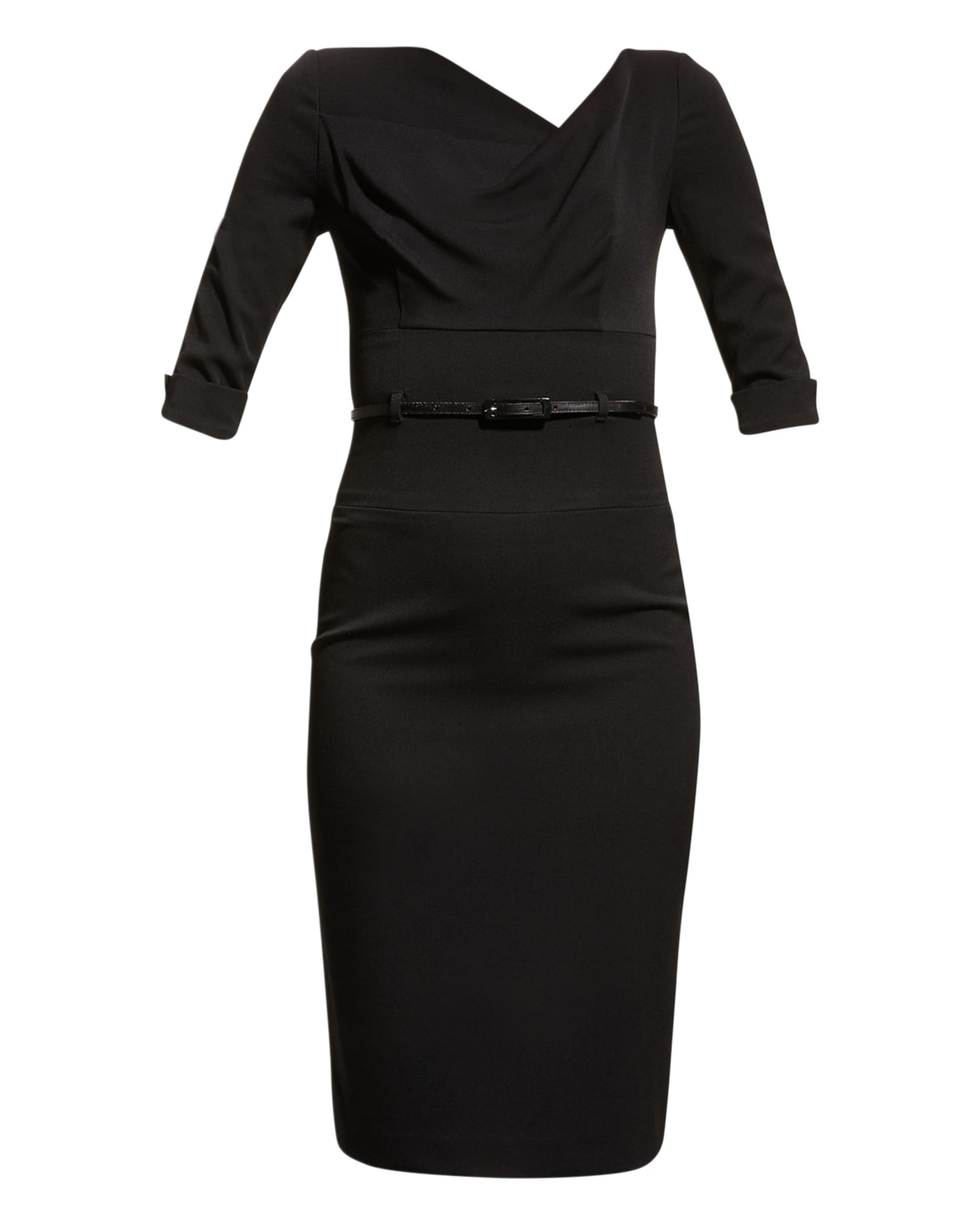 Jackie 3 4 Sleeve Sheath Dress