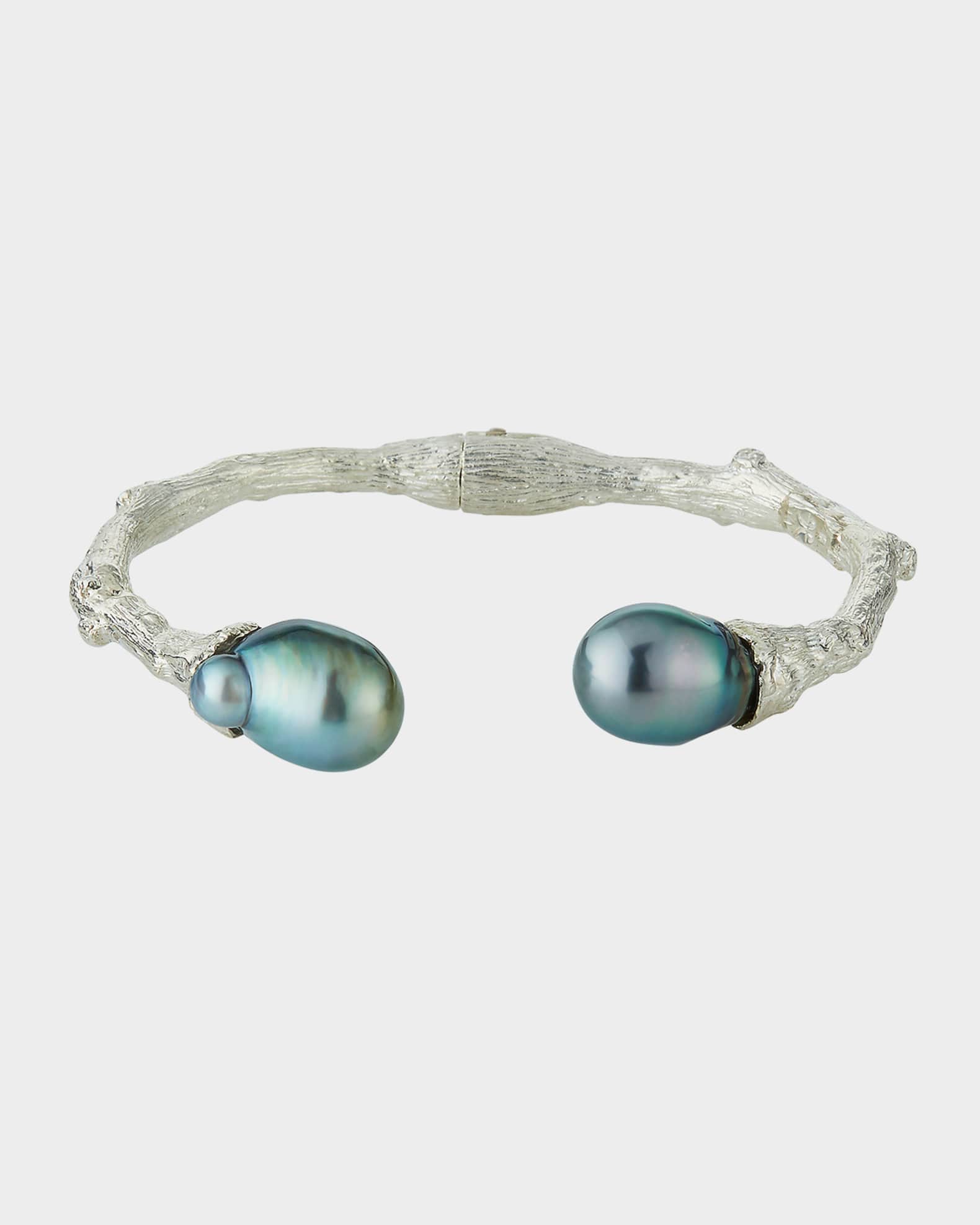Twig & 12mm Tahitian Pearl Cuff 0