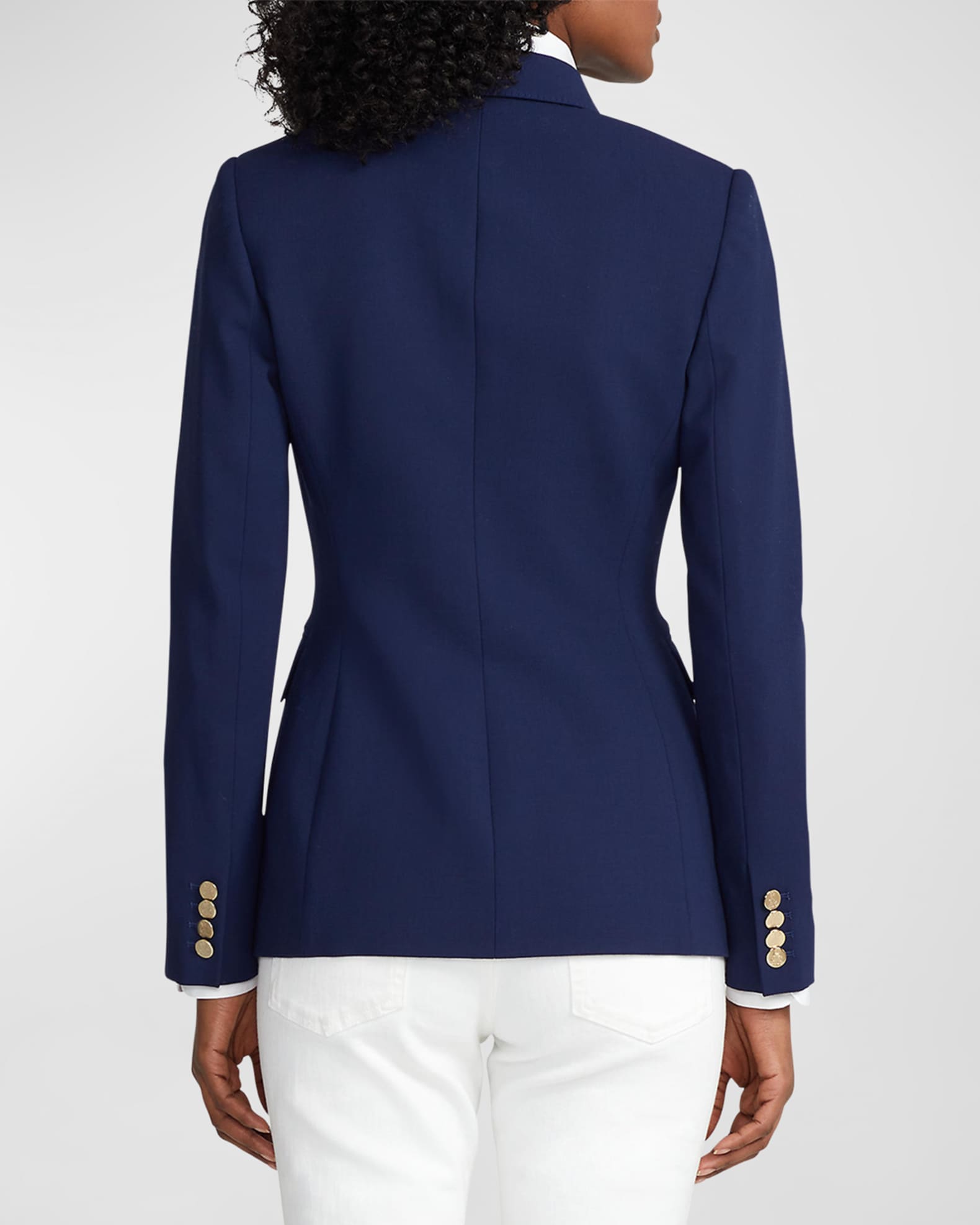 Ralph Lauren Collection Camden Wool Crepe Jacket | Neiman Marcus