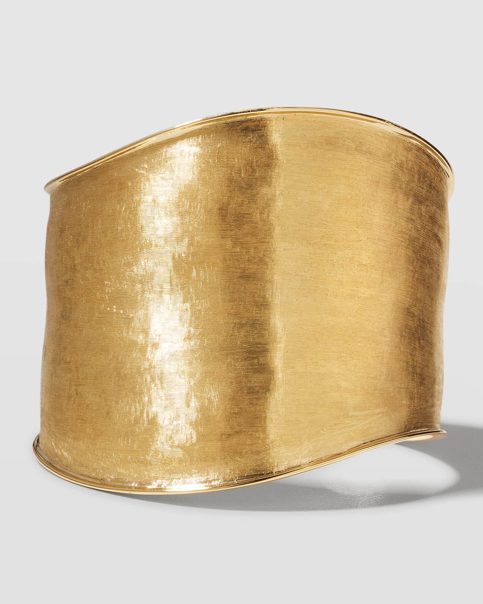 Marco Bicego Lunaria Cuff Bracelet in 18K Yellow Gold Neiman Marcus
