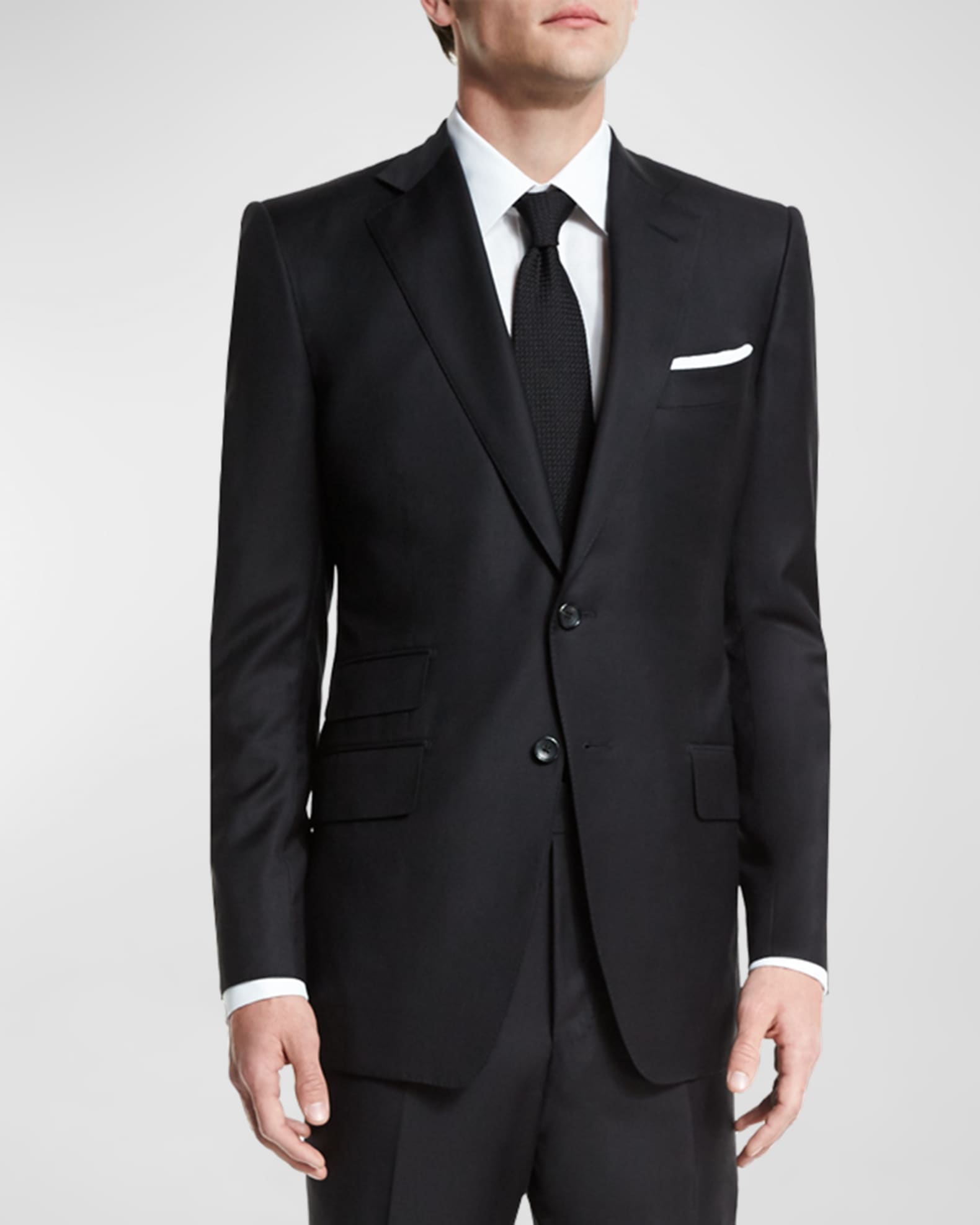 人気沸騰ブラドン Base O'Connor Men's FORD TOM Trim Master Wool 130s Two-Piece スーツ
