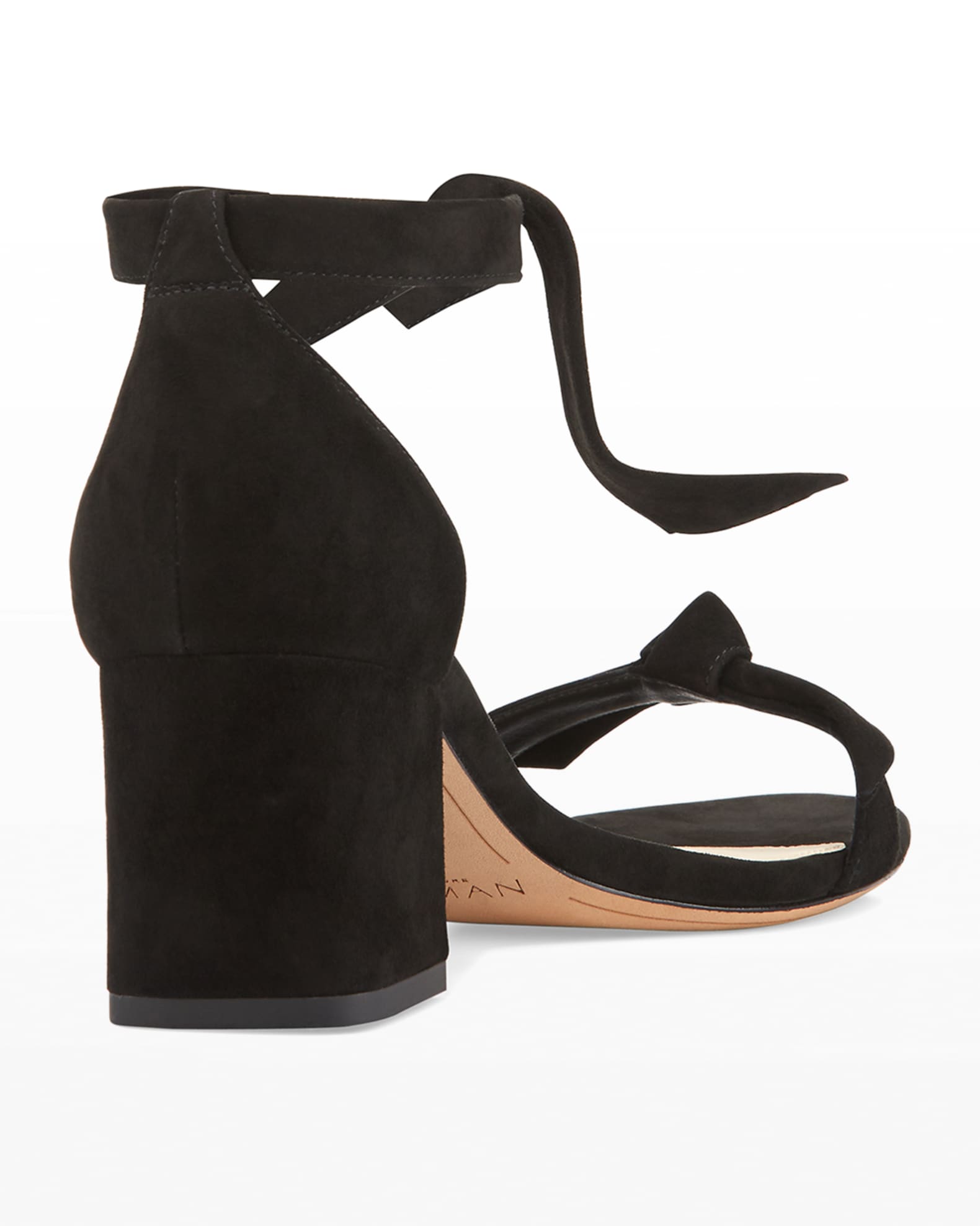 Alexandre Birman Clarita Suede 60mm City Sandals Neiman Marcus