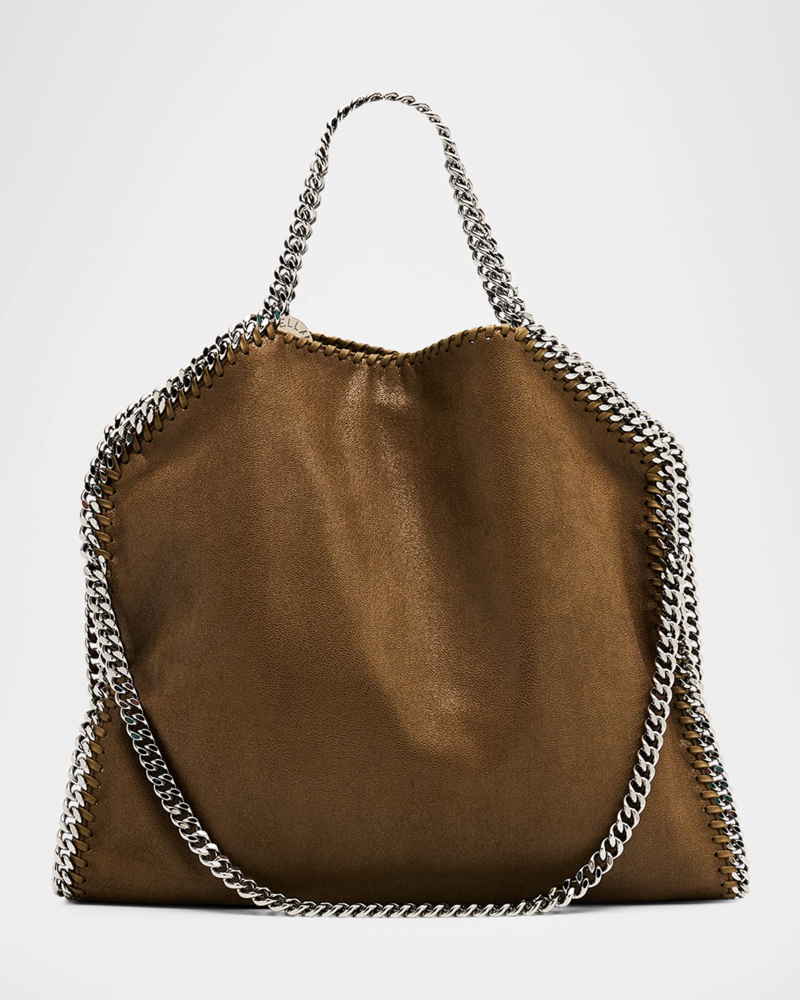 Falabella Shaggy Deer 3-Chain Tote Bag with Silver Hardware 0