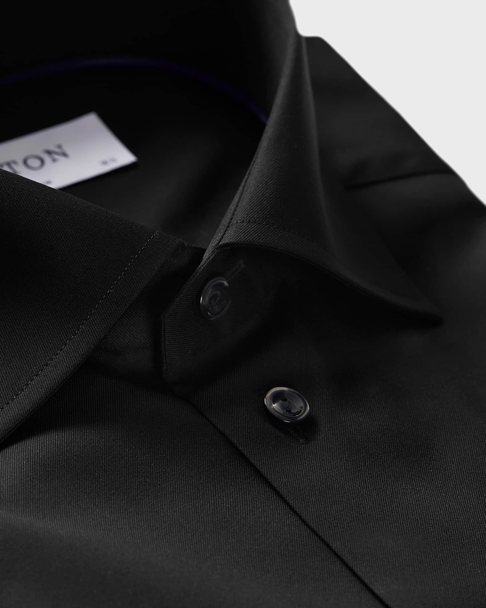 Eton Slim-Fit Twill Dress Shirt | Neiman Marcus